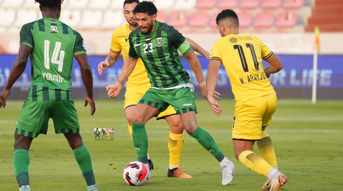 صورة بعنوان: العروبة يتعادل مع الوصل ويؤجل معركة الهبوط إلى الجولة الأخيرة 