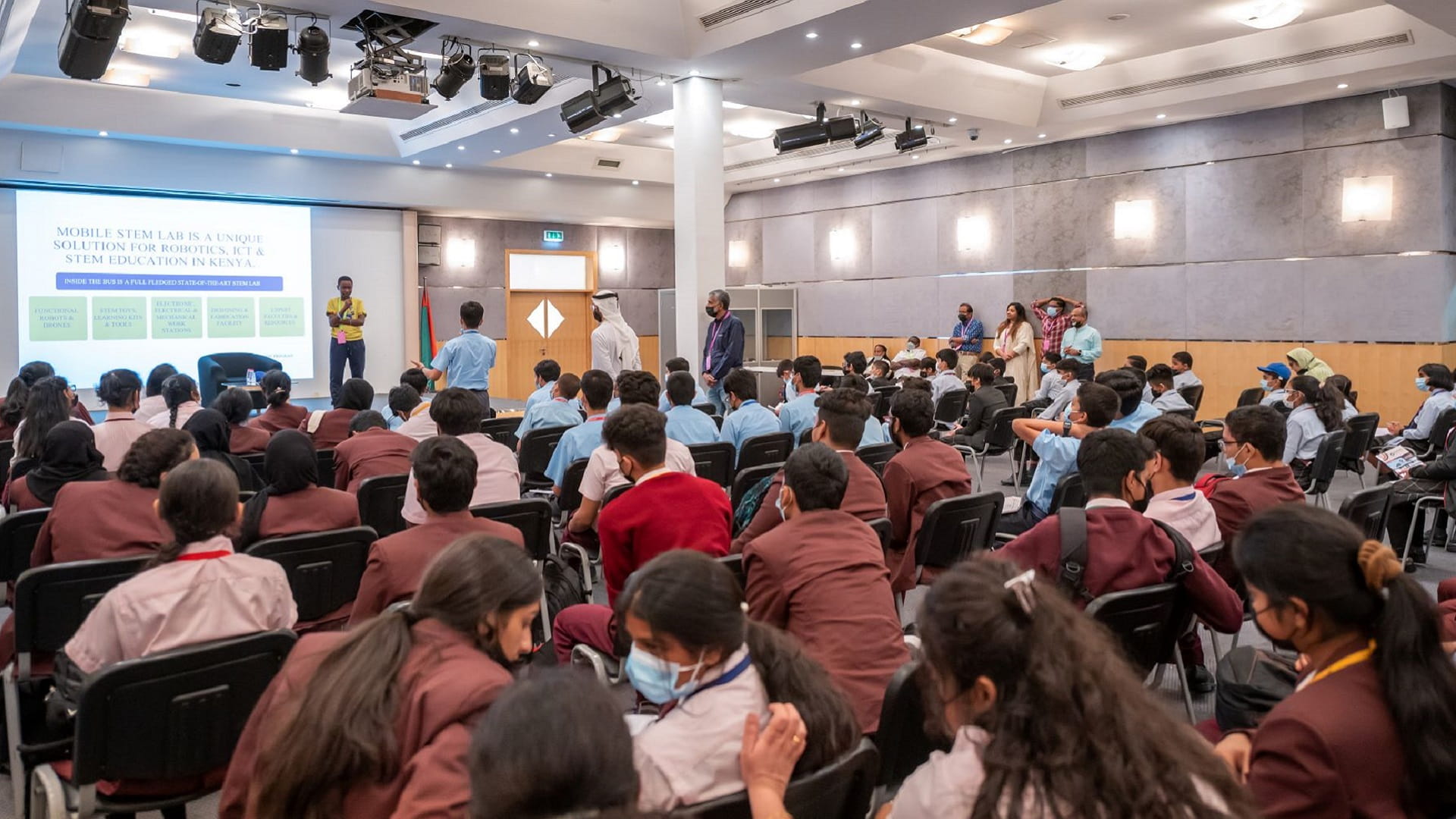 Image for the title: Young philanthropist, published author inspire young audiences 