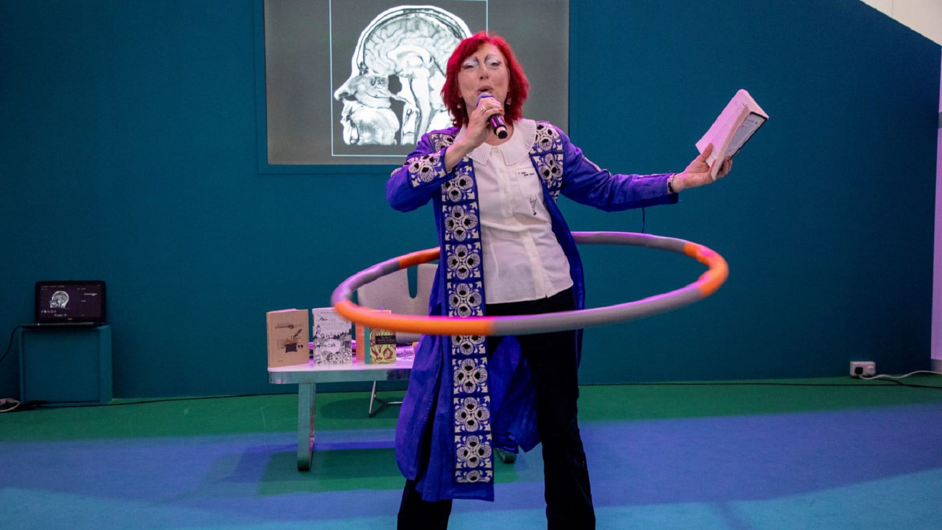 Image for the title: Children learn strategies to de-stress at 13th SCRF 