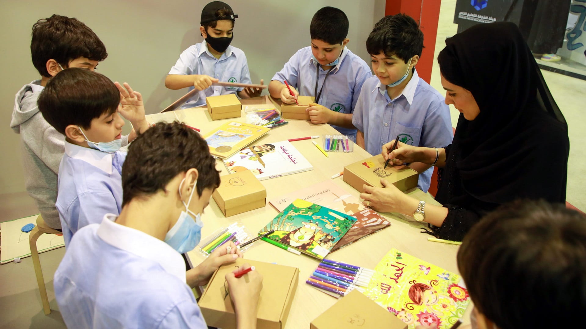 Image for the title: Rubu` Qarn develops creative imagination of Sharjah youth at SCRF 