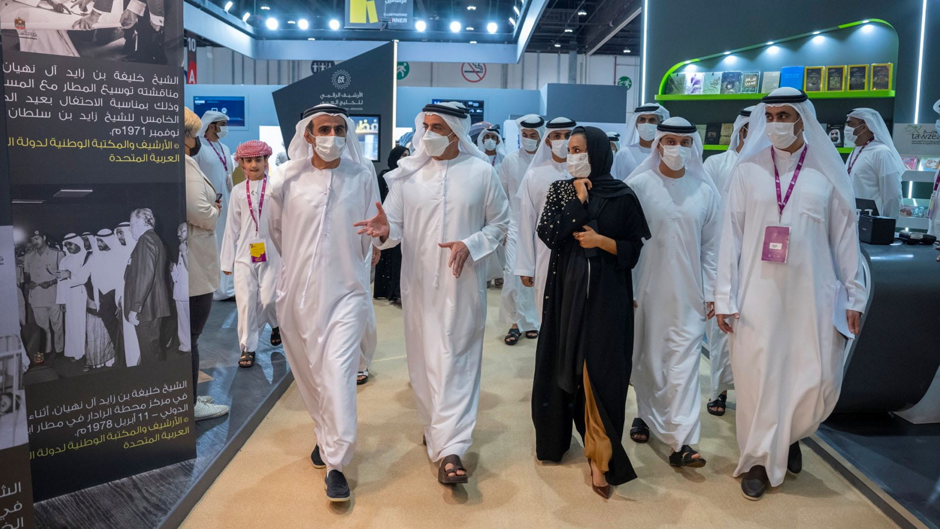 Image for the title: Saif bin Zayed inaugurates 31st edition of ADIBF 