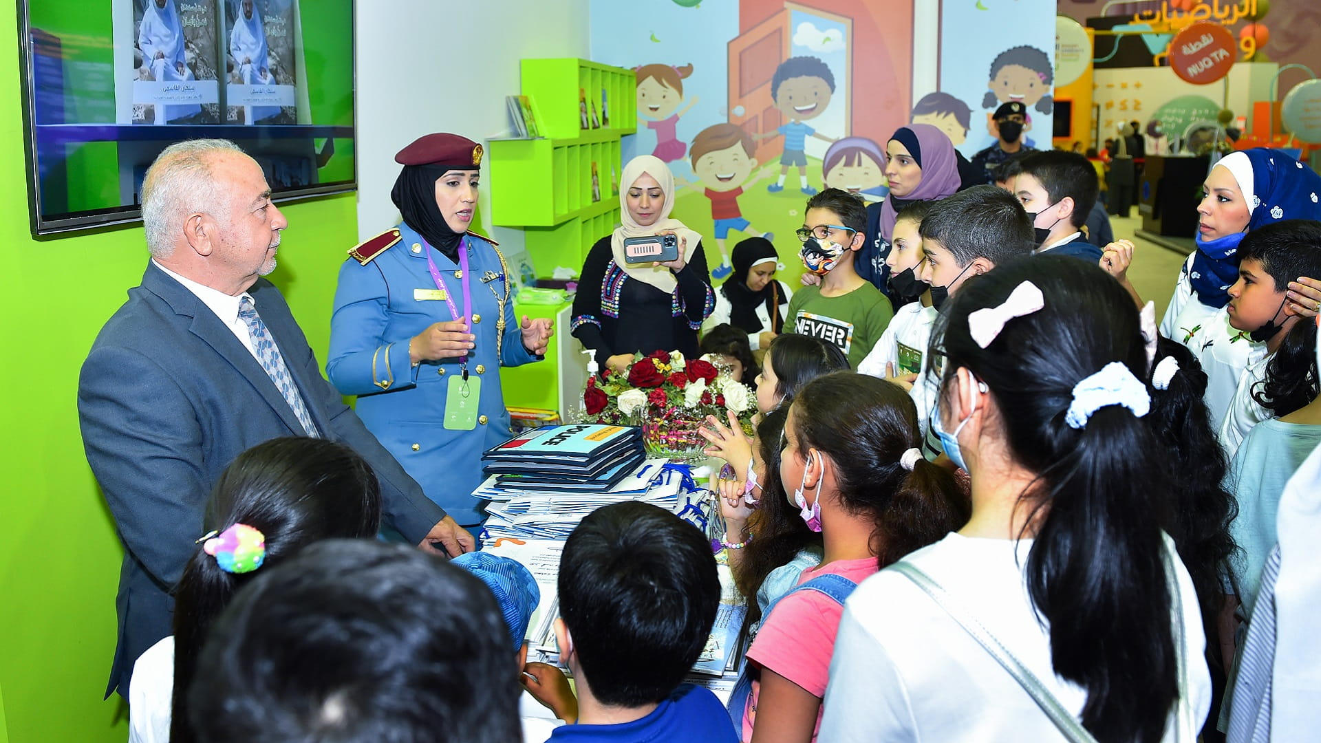 Image for the title: Sharjah Police concludes activities in SCRF 