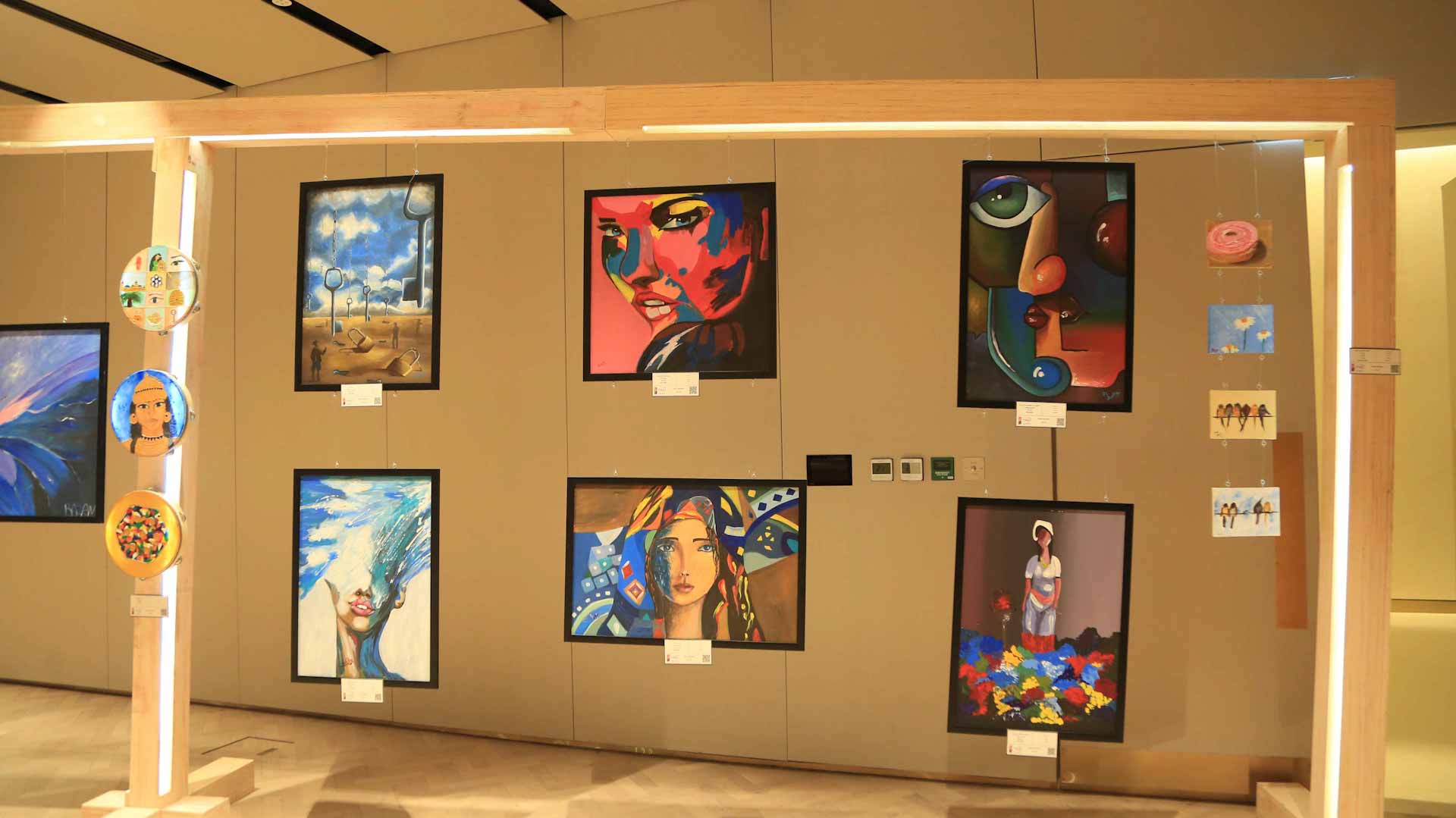 Image for the title: More than 35 paintings at Falaj Gallery organised by SCHS 