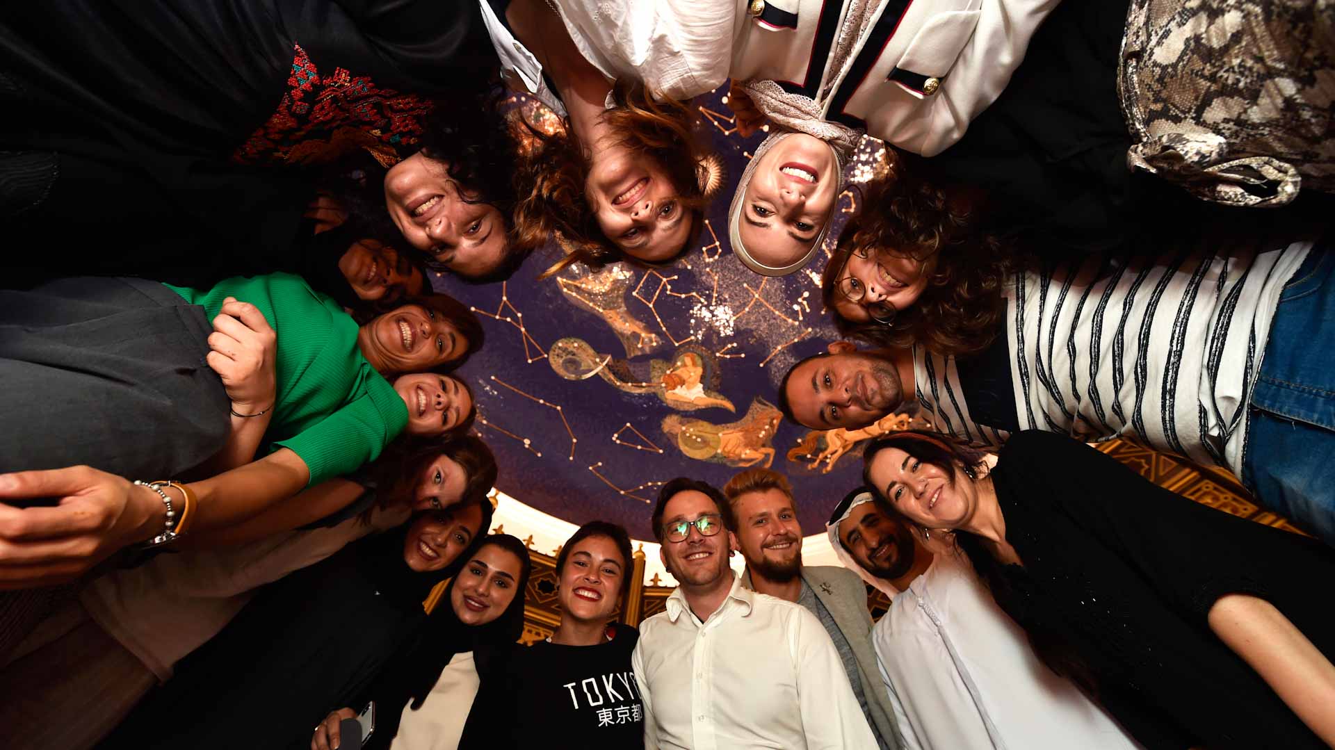 Image for the title: Visitors: Museums promote peaceful coexistence  