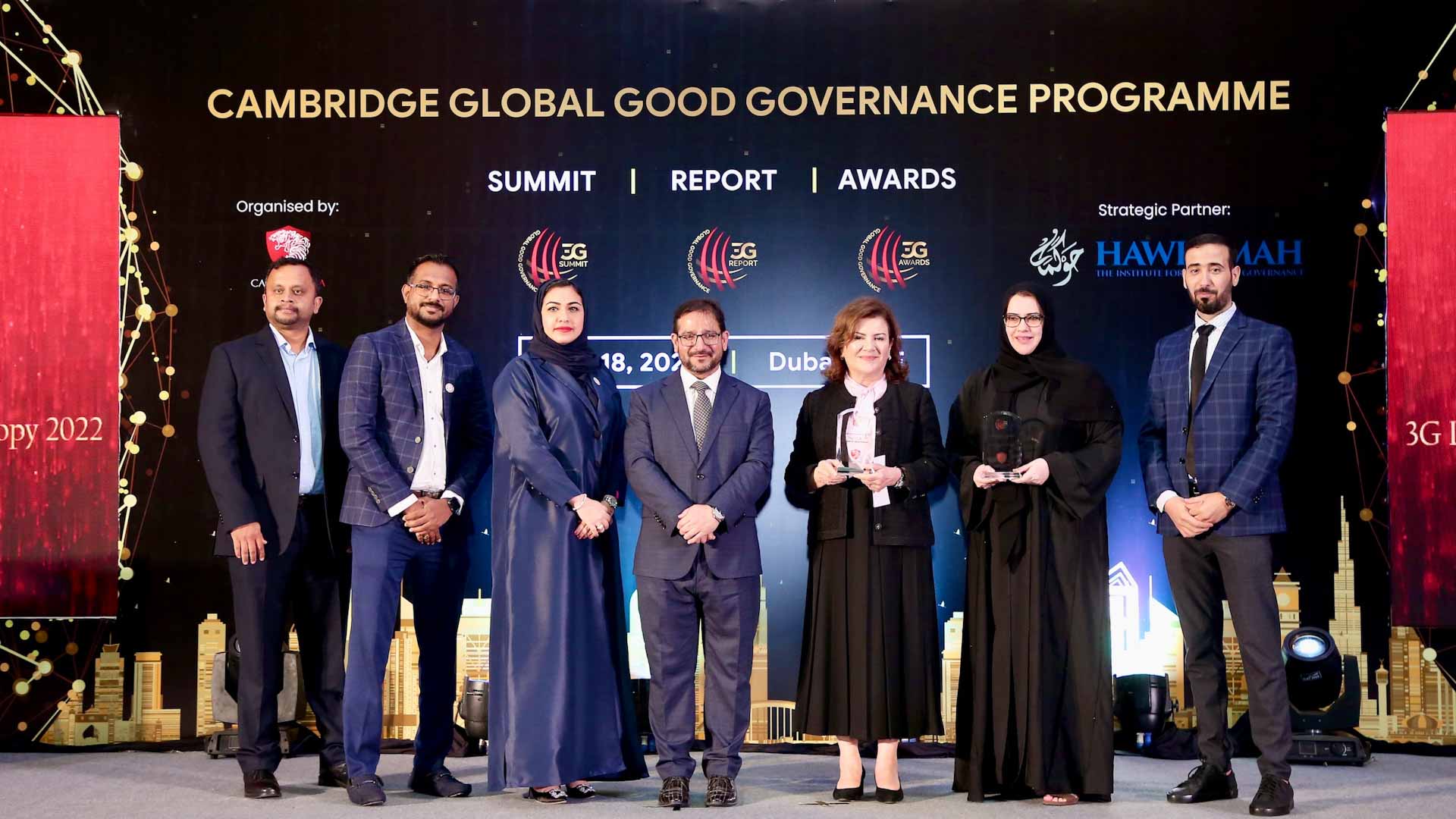 صورة بعنوان: "أصدقاء مرضى السرطان" تنال جائزتين من "العالمية للحوكمة الرشيدة"  