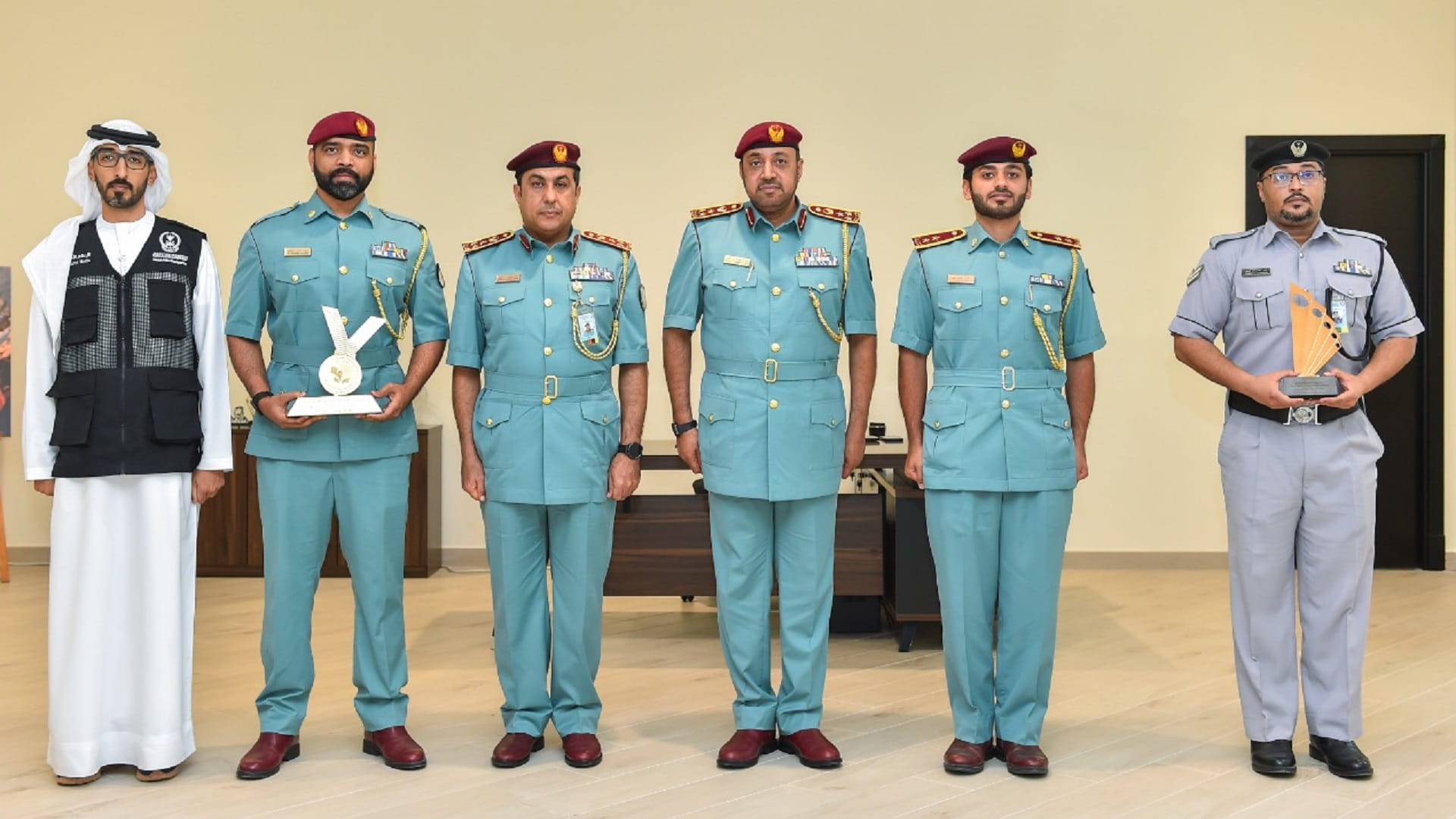 Image for the title: Bin Amir honours distinguished employees of PCID 