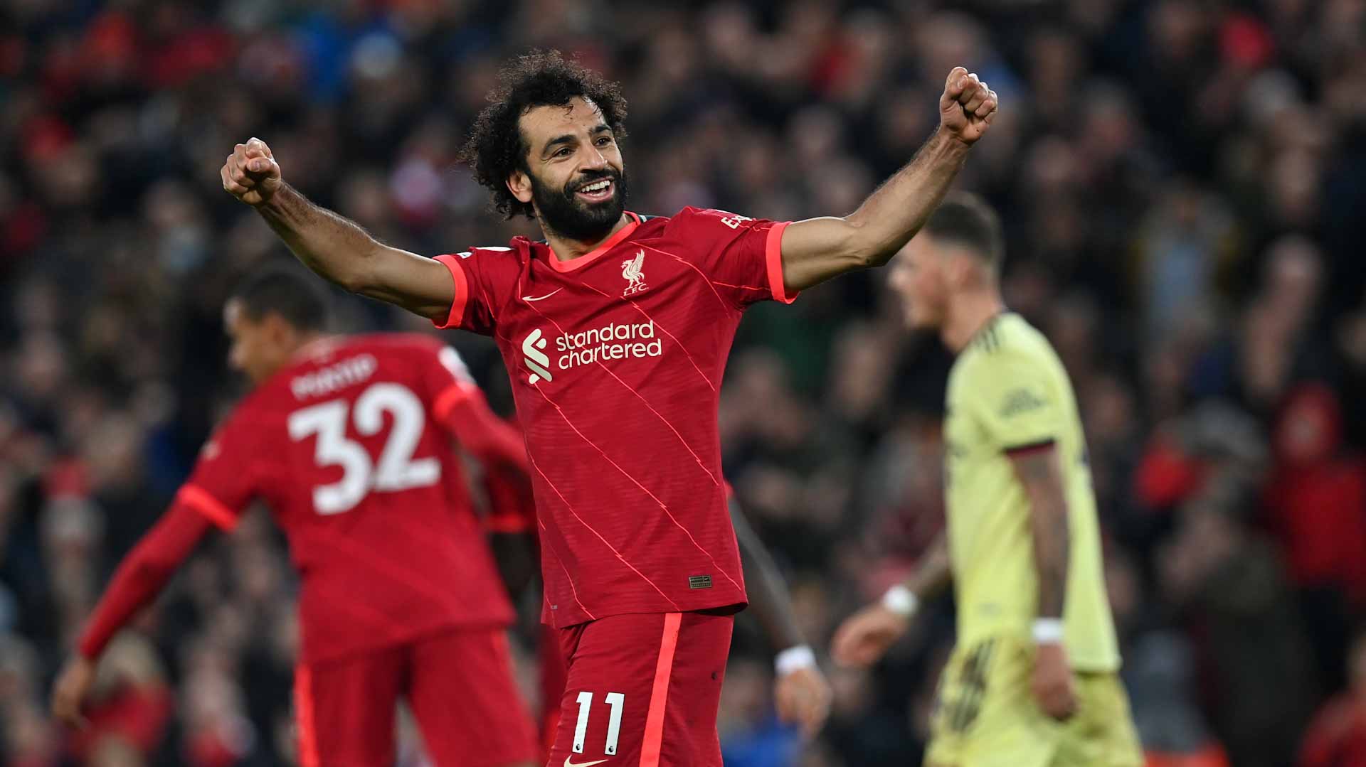 Image for the title: Salah out to avenge 2018 final loss against Real Madrid 