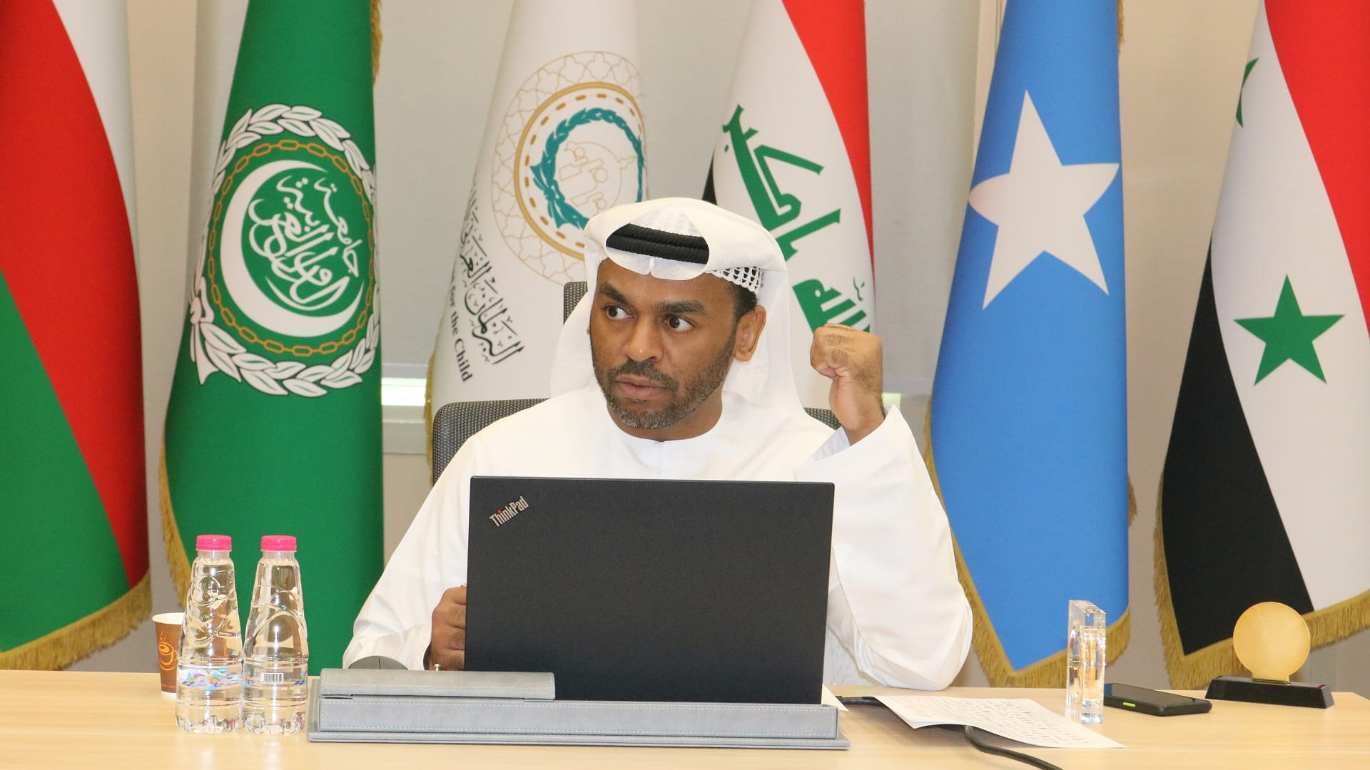 Image for the title: Al Barout discusses preparations for holding 4th session in July 