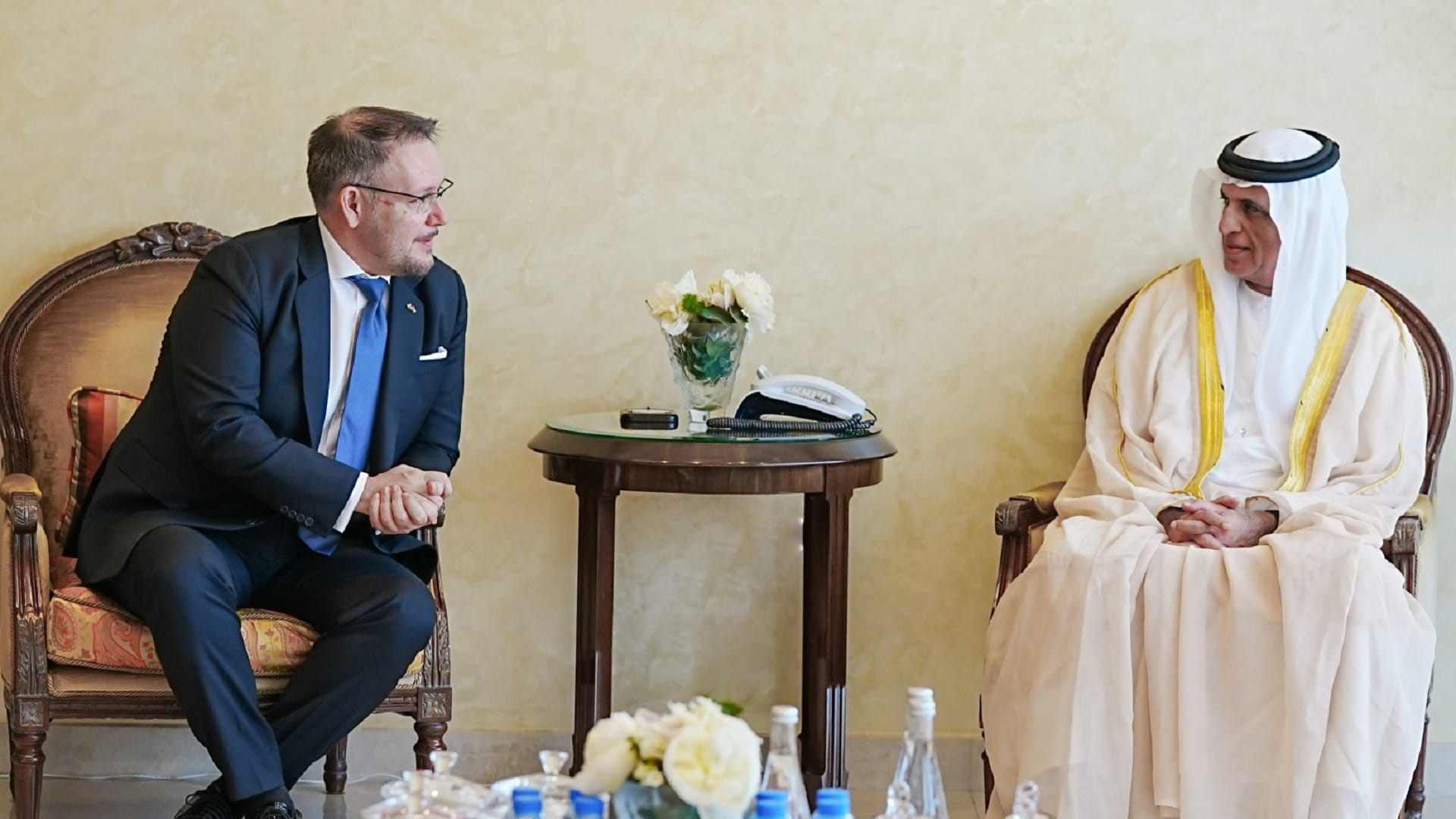 Image for the title: RAK Ruler receives Bulgarian Ambassador to UAE 