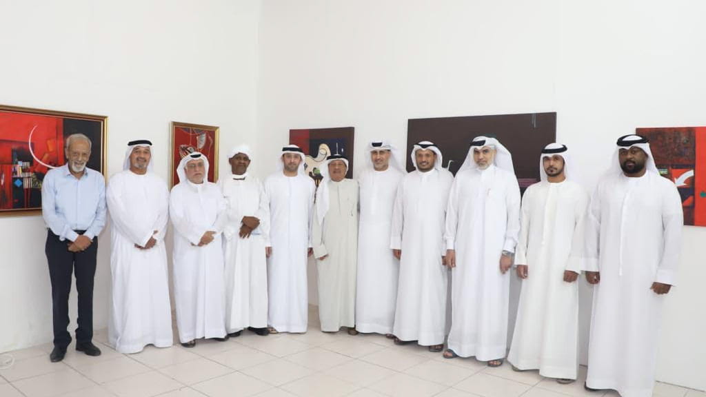 Image for the title: 50 artworks examine colours at Emirates Fine Arts Society 