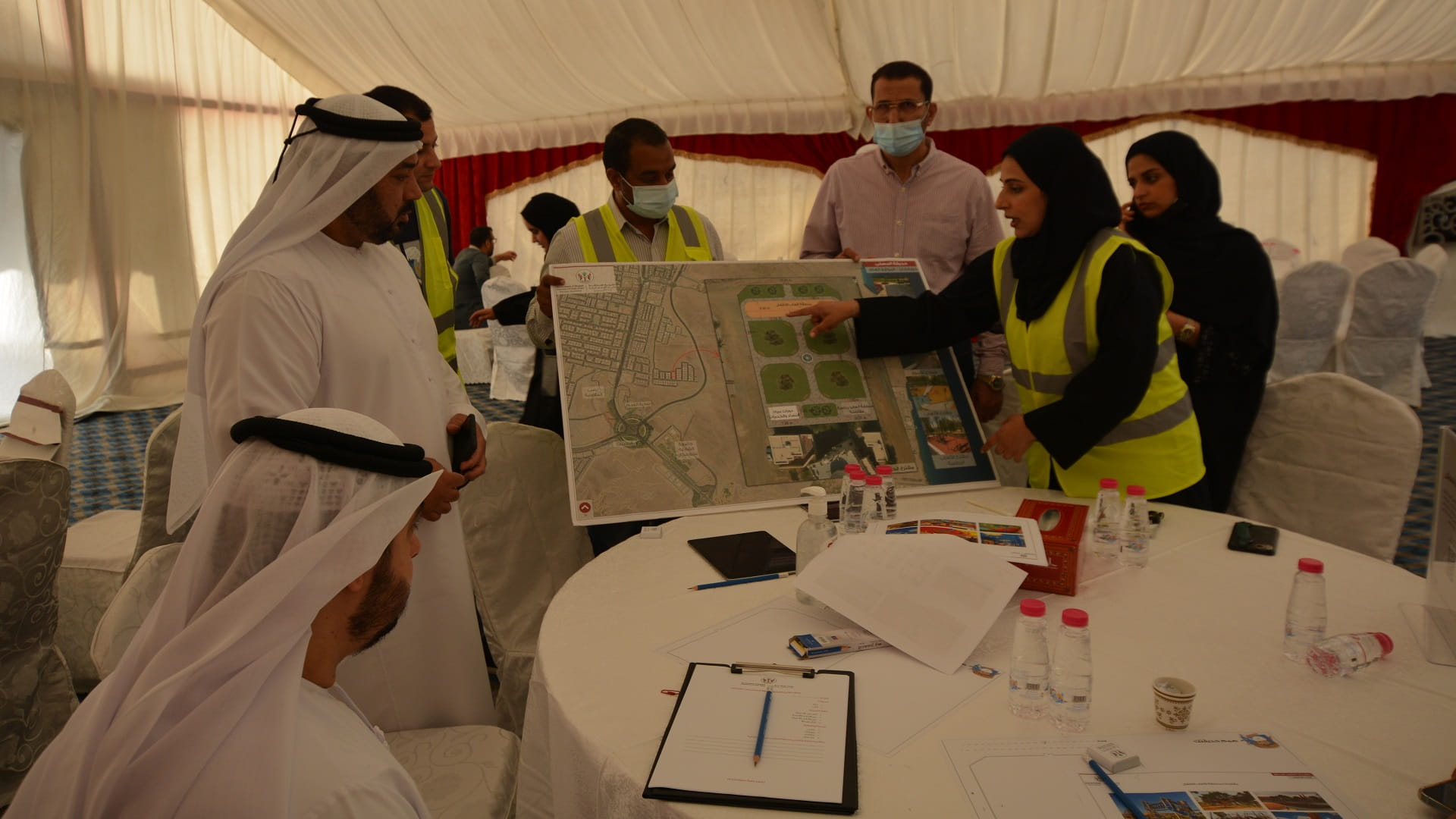 صورة بعنوان: "أشغال الشارقة" تشرك أهالي مصلى خورفكان بمقترحات تصميم حديقة 