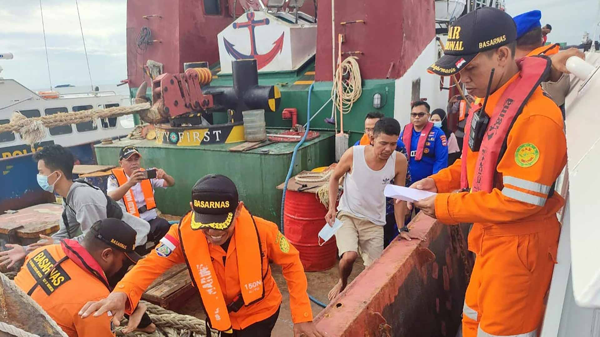 Image for the title: 31 rescued, 11 still missing after Indonesia ferry sinks 