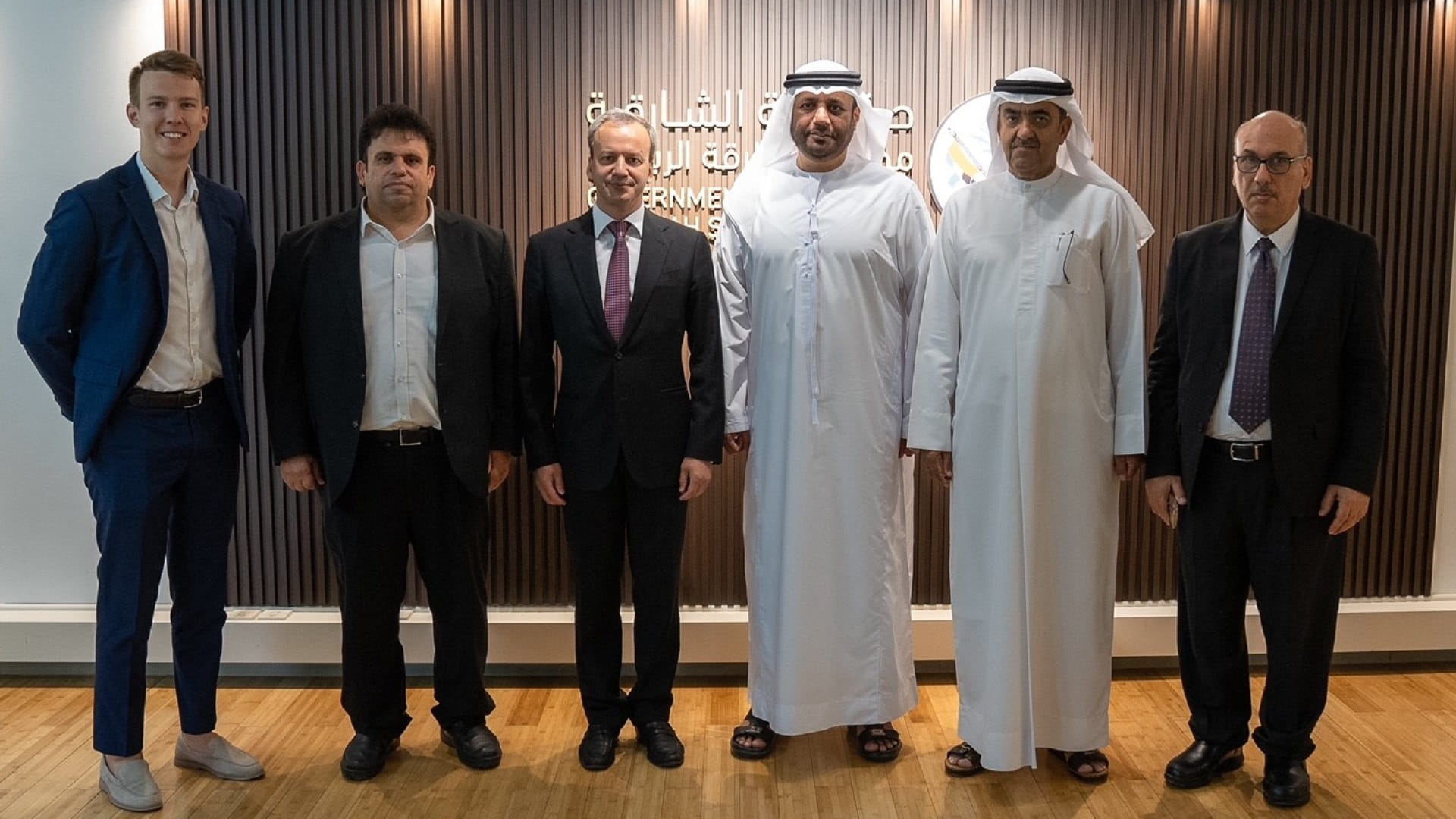 Image for the title: Sharjah Sports Council receives FIDE's President 