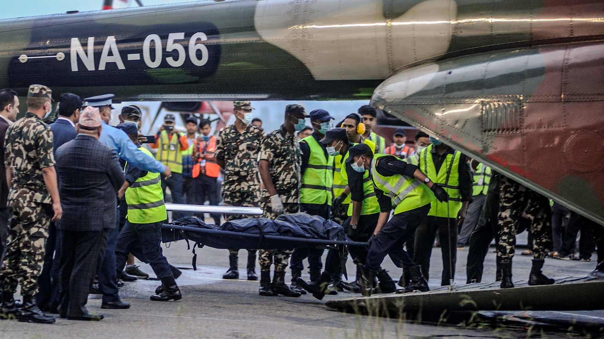 Image for the title: All 22 bodies retrieved from Nepal plane crash 