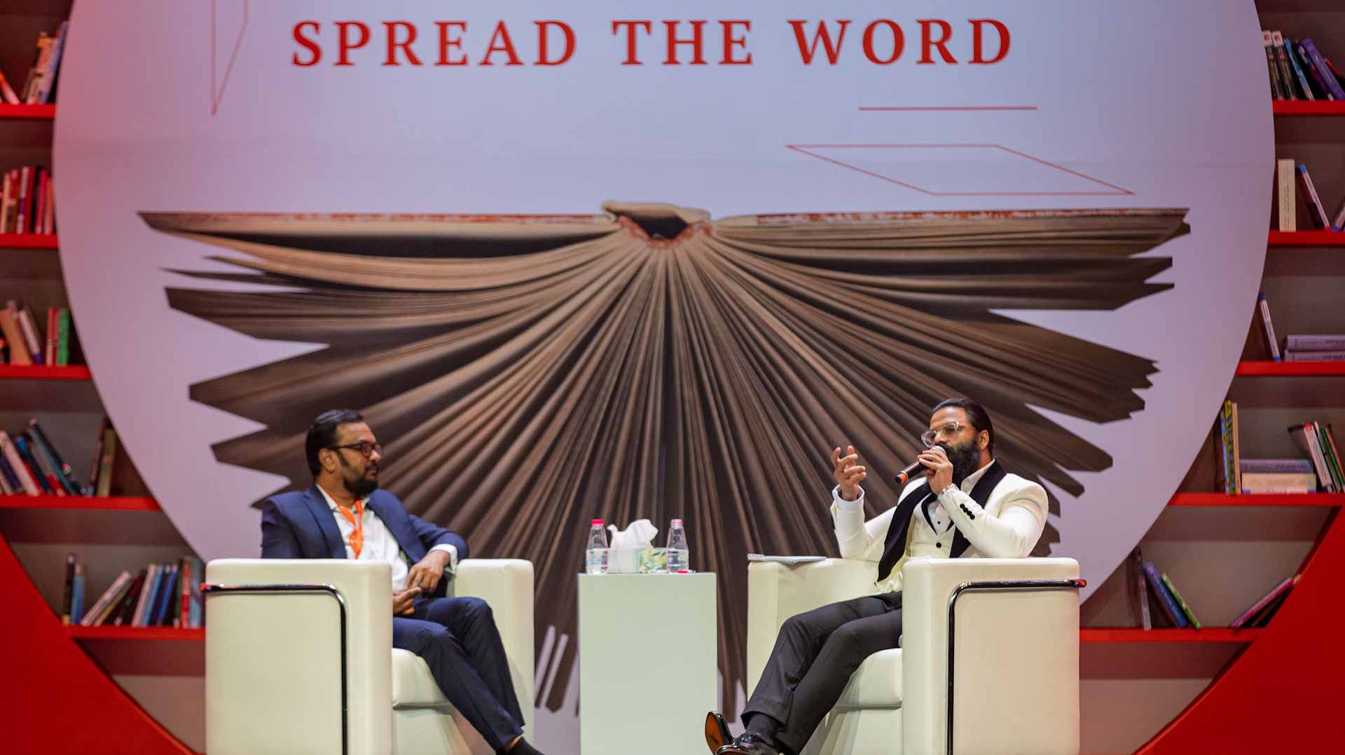 Image for the title: Jayasurya shares joy of making good cinema at SIBF 2022 