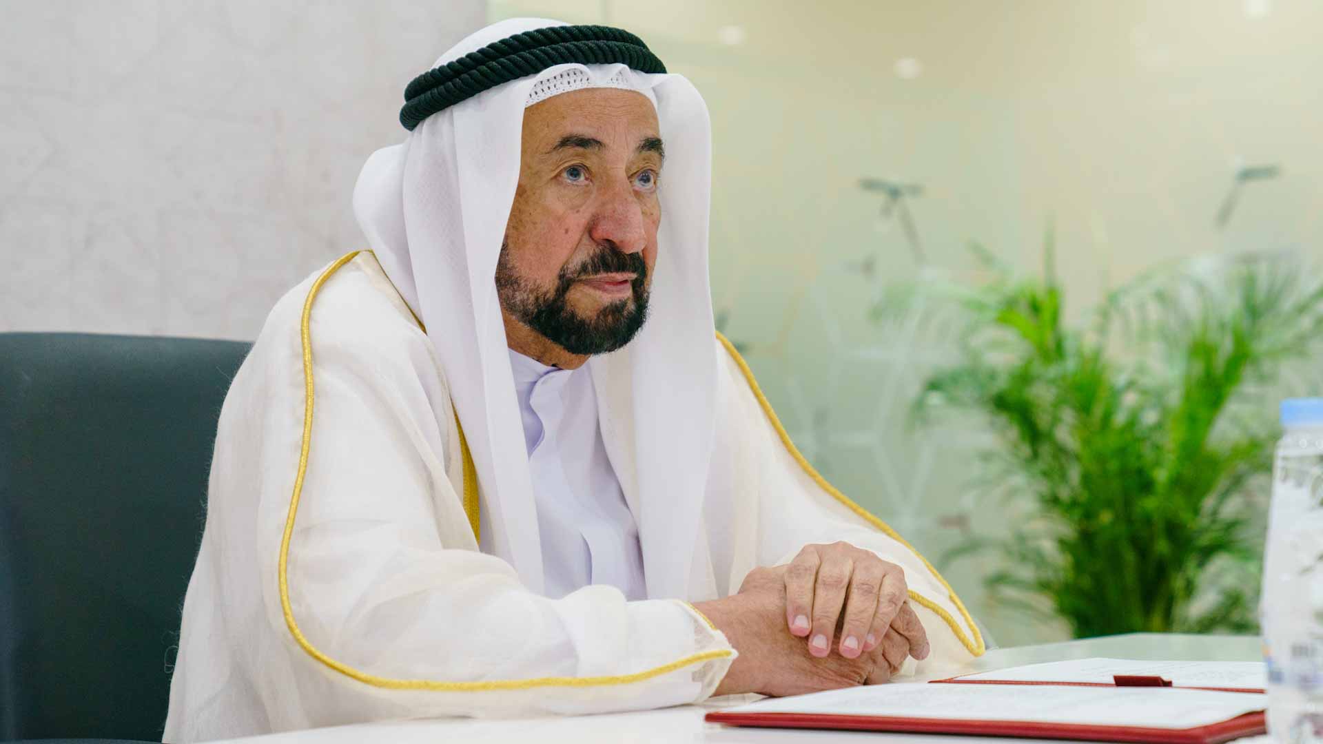 Image for the title: Sharjah Ruler chairs Arabic Language Academy’s BOT meeting 