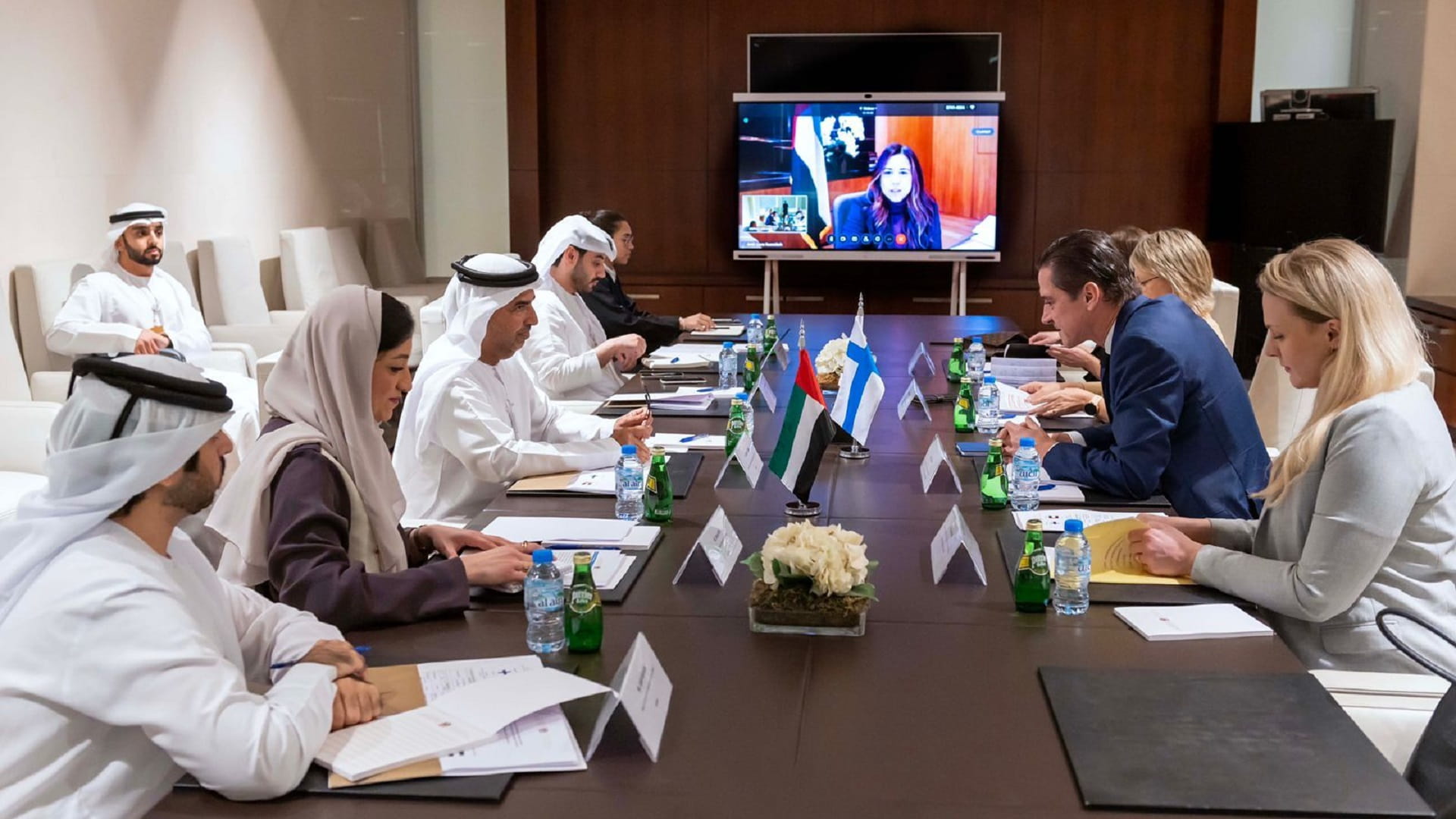 صورة بعنوان: لجنة المشاورات السياسية بين الإمارات وفنلندا تبحث تعزيز التعاون 