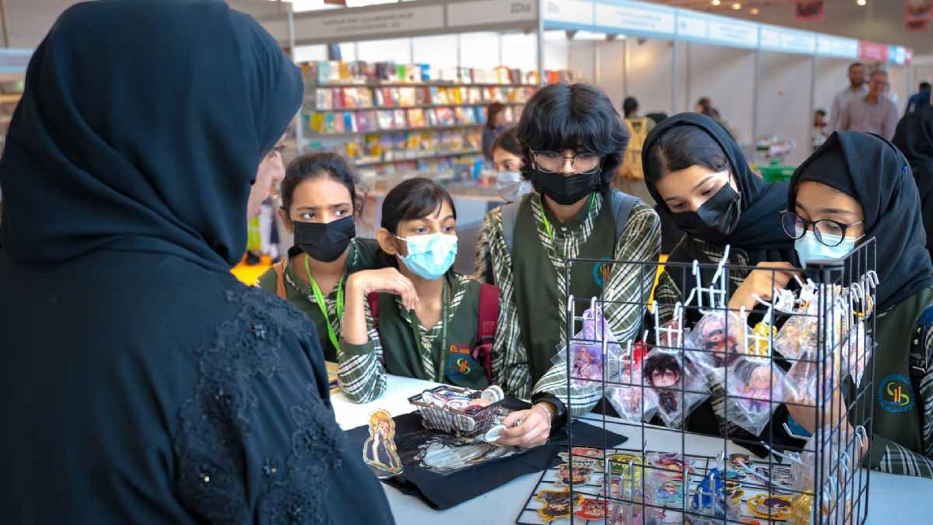 Image for the title: The magnetic draw of manga and anime stickers at SIBF 2022 