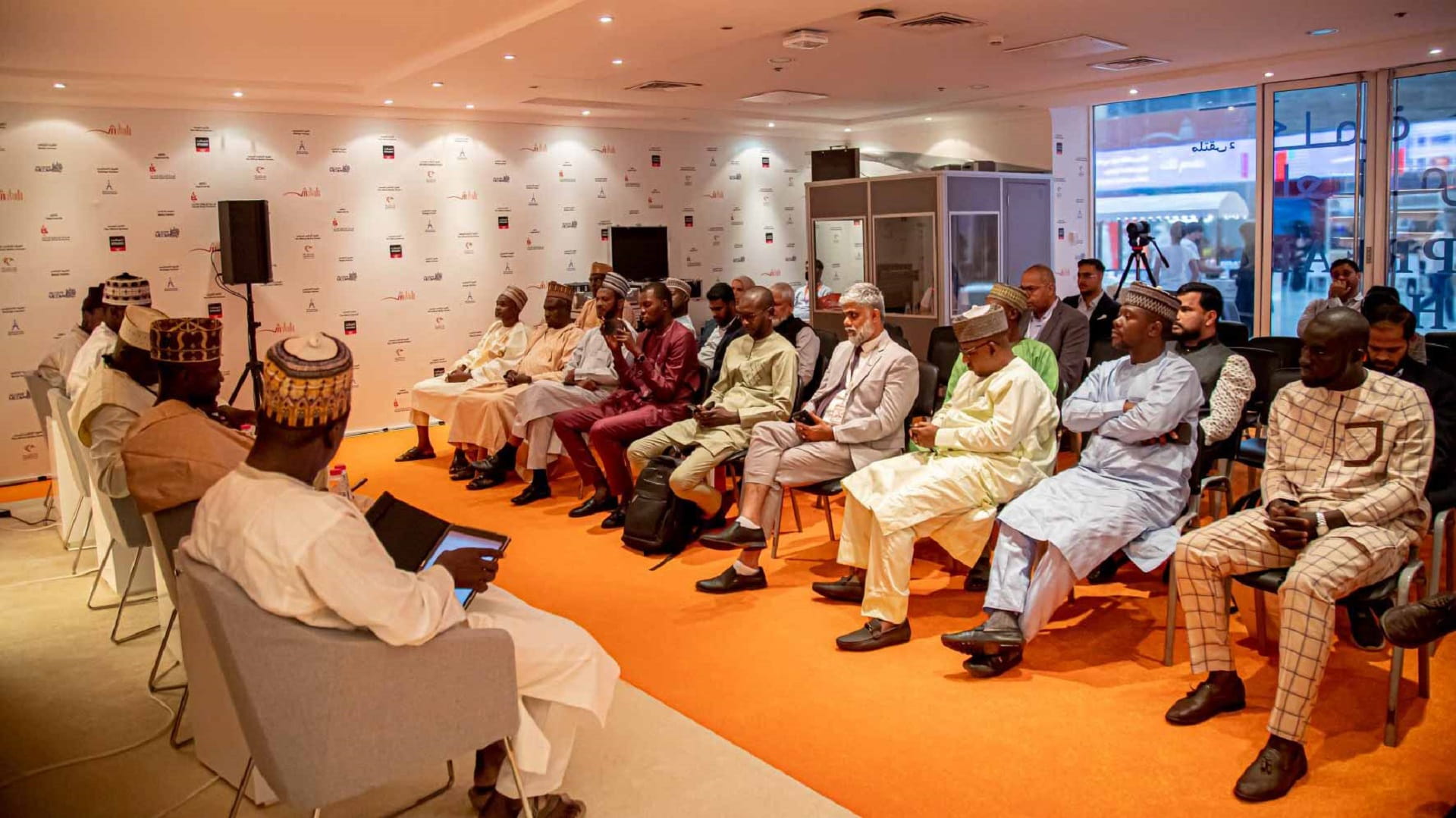 Image for the title: Senegalese Poets reveal African's artistic creativity at SIBF 