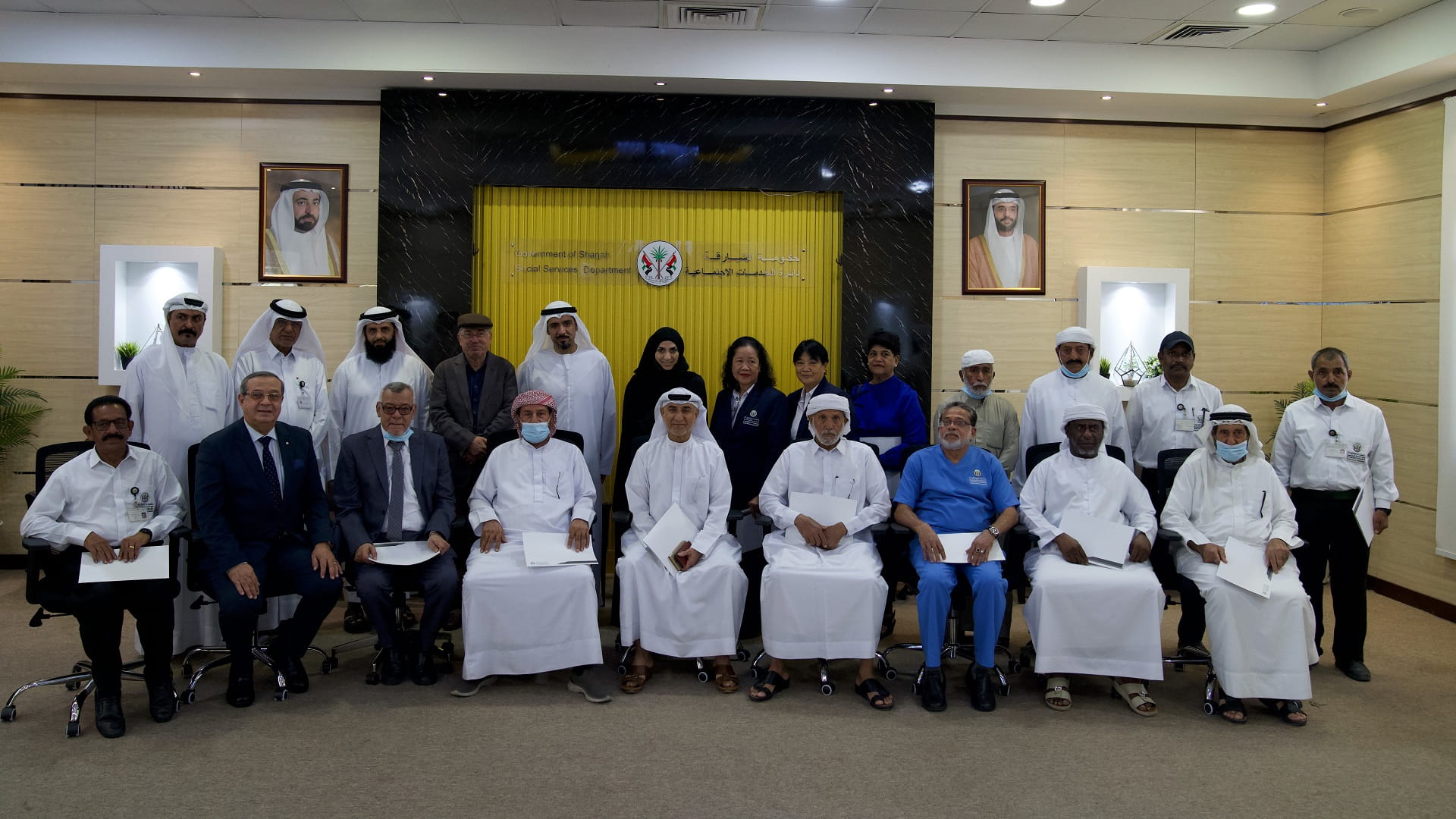 Image for the title: SSSD honours senior employees in appreciation of their efforts 