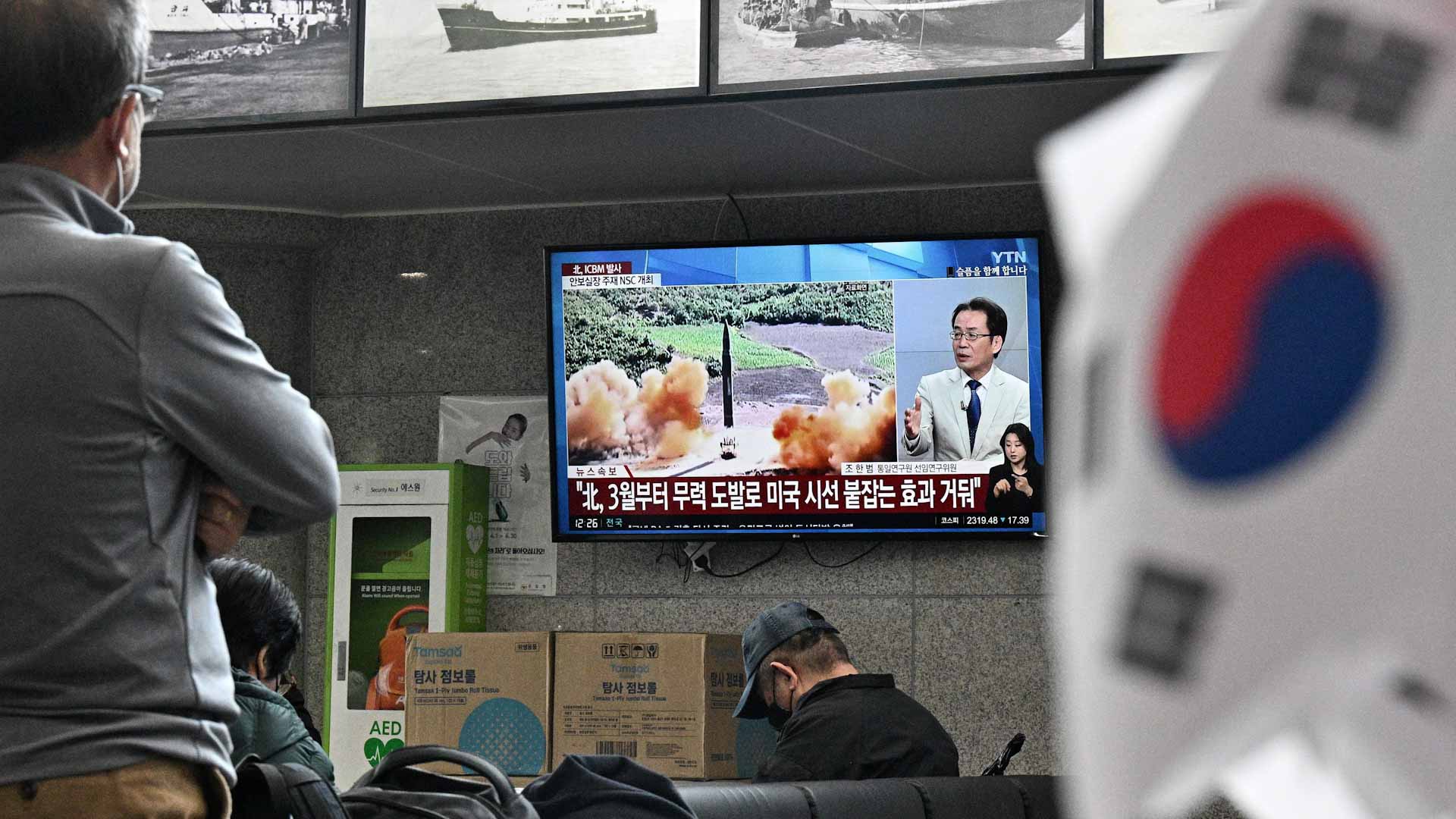 صورة بعنوان: رغم فشله في التحليق...كوريا الشمالية تؤكد إطلاق صاروخ عابر للقارات 