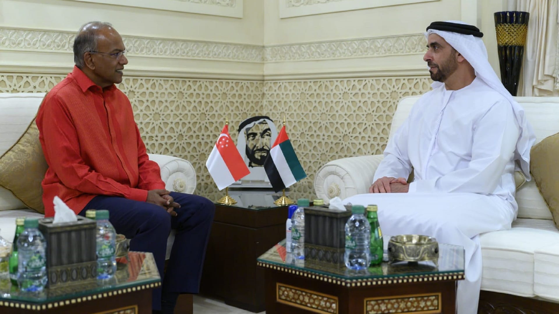 Image for the title: UAE, Singapore discuss elevating bilateral relations 