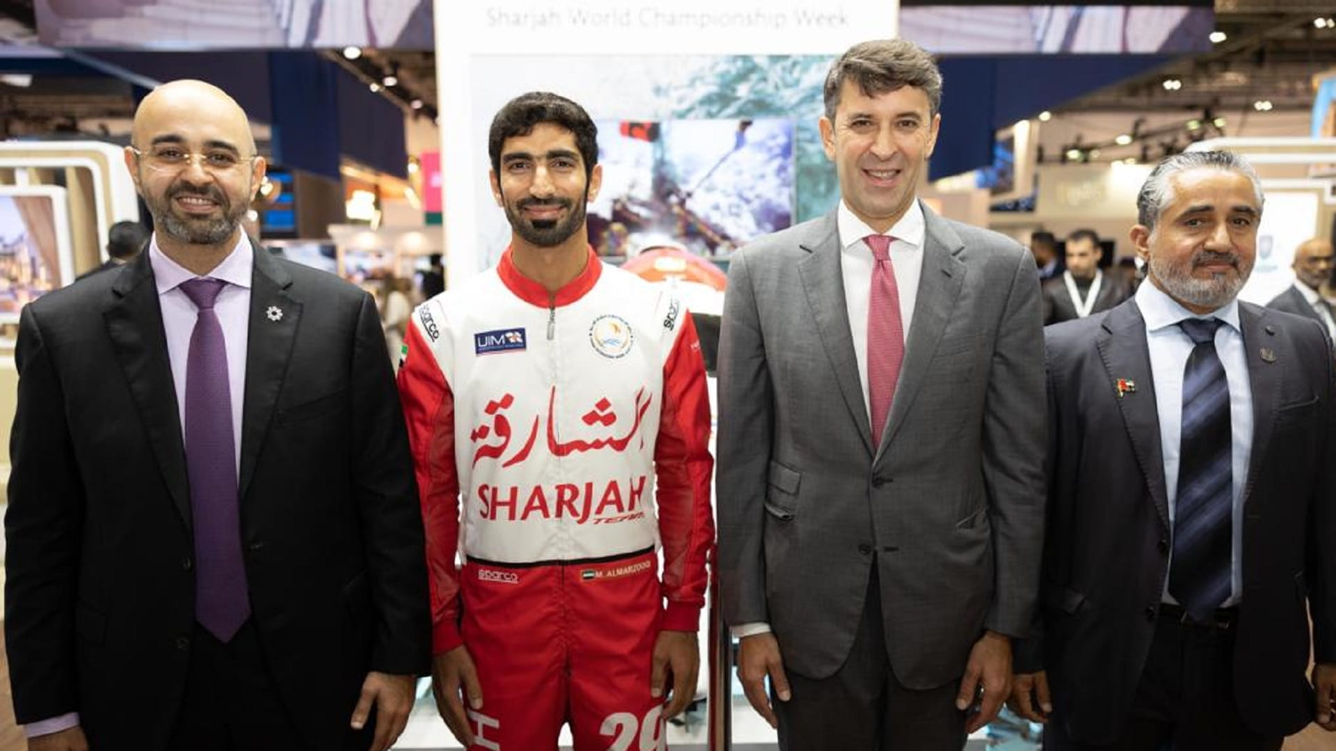 صورة بعنوان: نادي الشارقة للرياضات البحرية يشارك بمعرض سوق السفر العالمي بلندن 