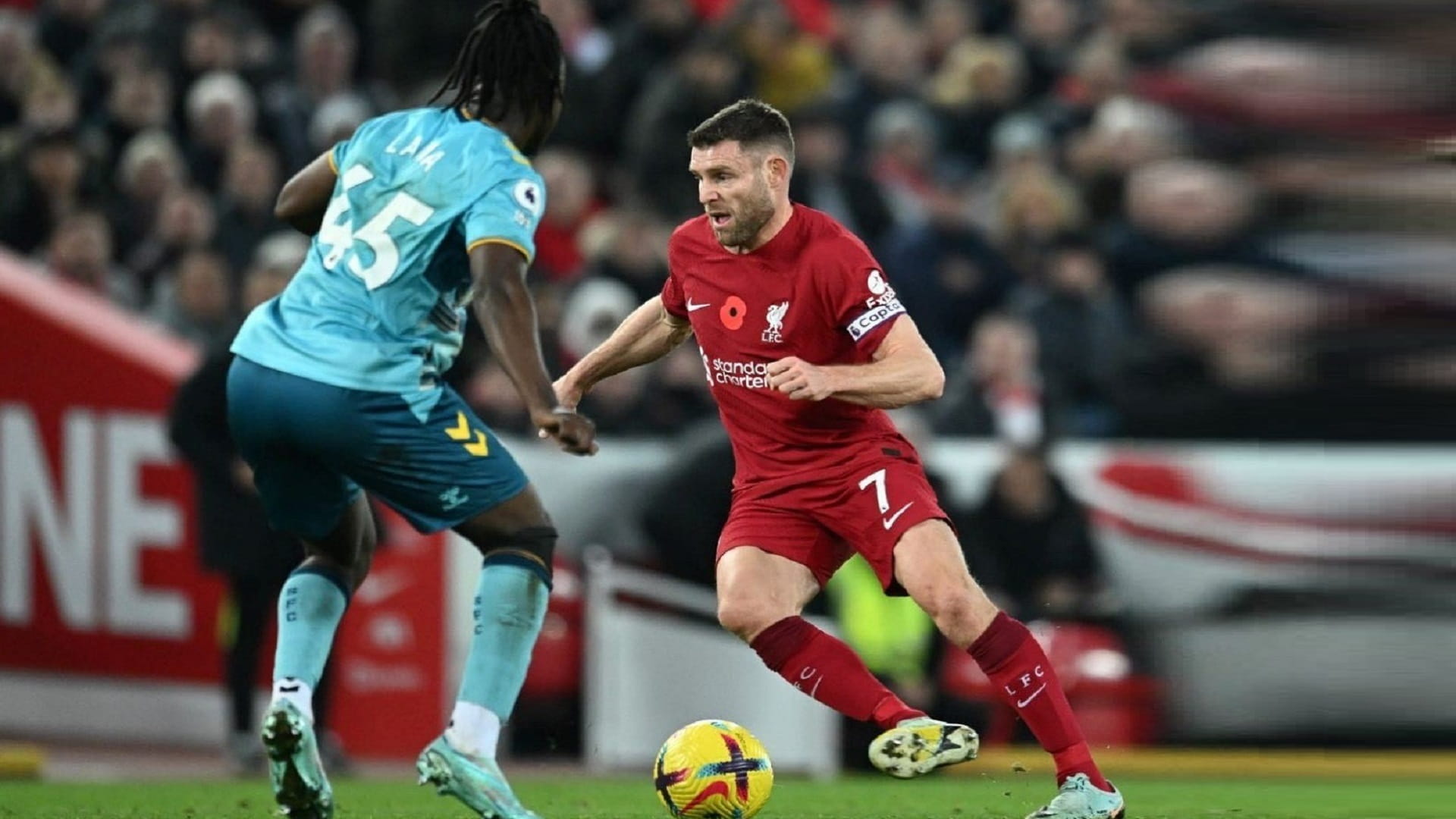 صورة بعنوان: ليفربول يقسو على ساوثهامبتون في الدوري الإنجليزي الممتاز 