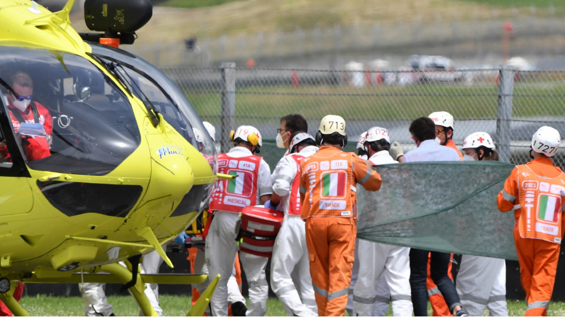 Image for the title: Seven killed in Italy helicopter crash 