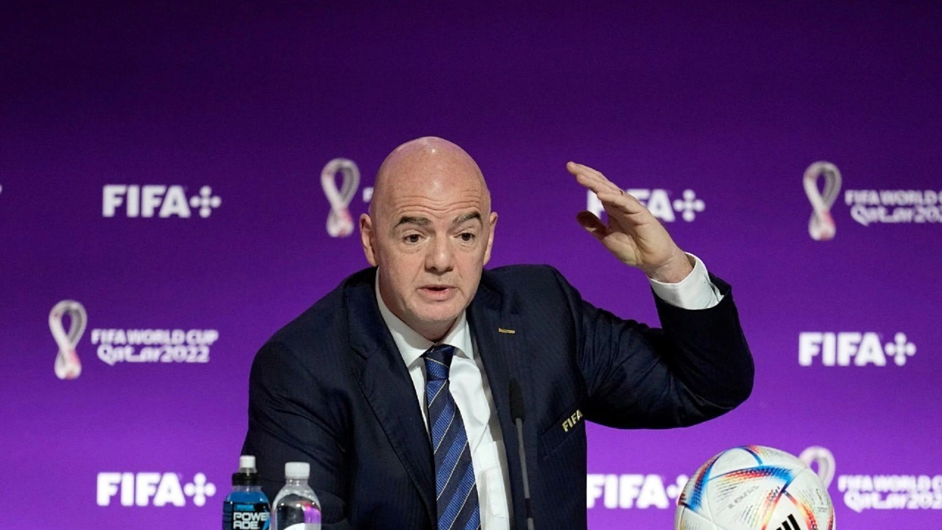 صورة بعنوان: إنفانتينو: نسخة قطر ستكون الأفضل على الإطلاق في تاريخ المونديال 