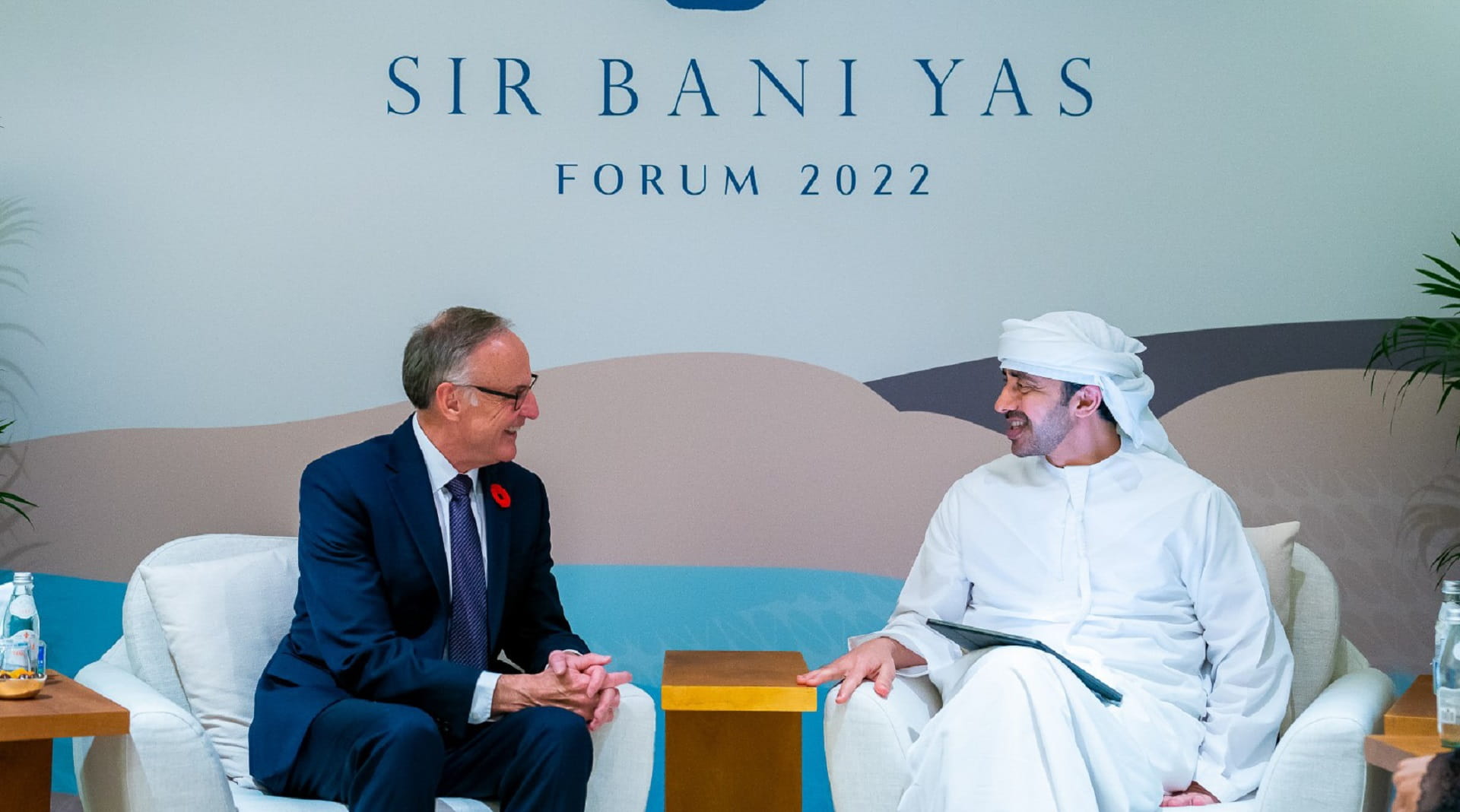 Image for the title: Abdullah bin Zayed receives Parliamentary Sec. to Canadian FM 