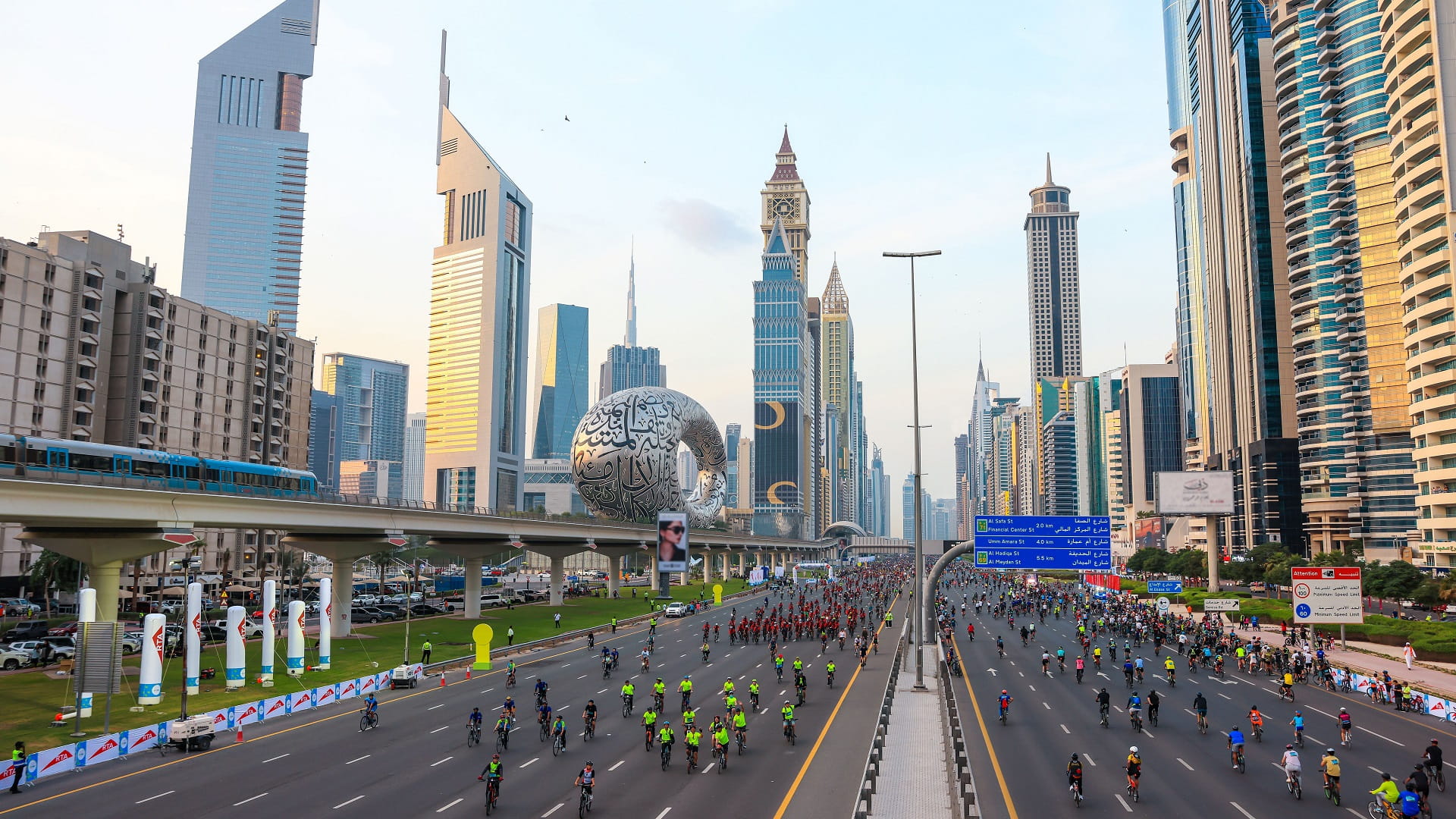 Image for the title: Record participation as third edition of Dubai Ride kicks off 