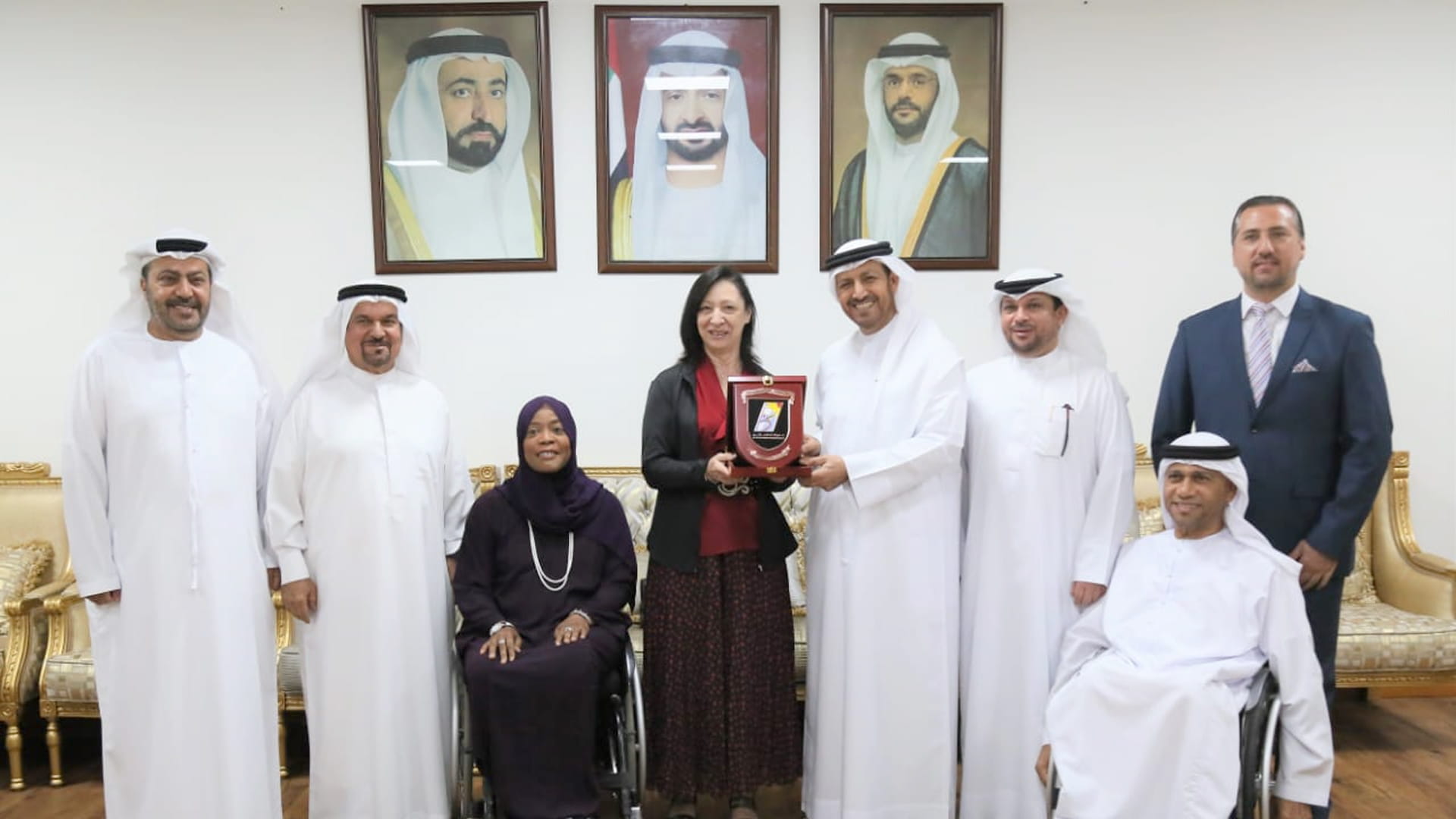 صورة بعنوان: نادي الثقة للمعاقين يبحث التعاون مع الاتحاد الدولي لكرة الهدف 