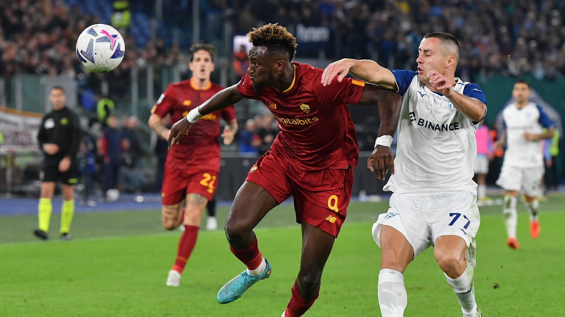 صورة بعنوان: أنديرسون يقود لاتسيو للفوز على روما في الدوري الإيطالي 