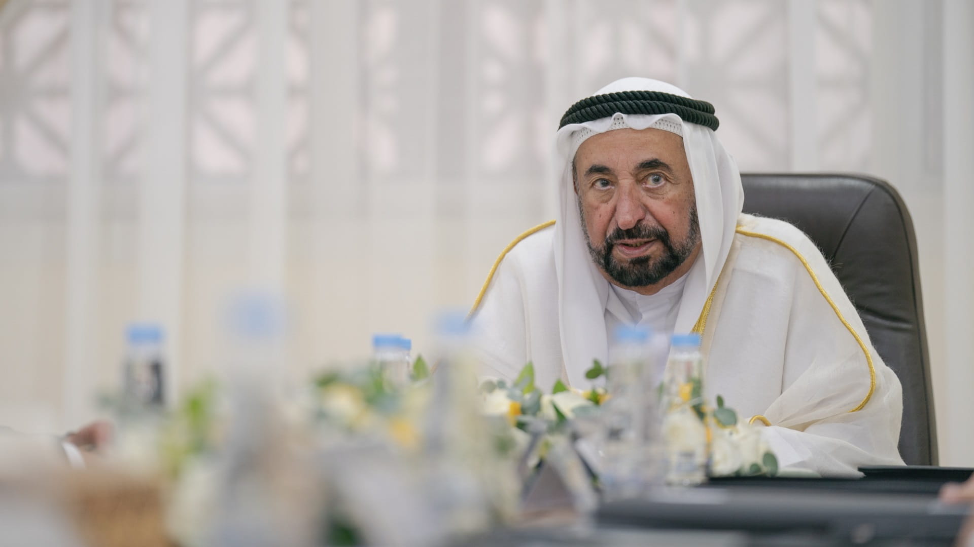 Image for the title: Sharjah Ruler chairs University of Khorfakkan’s BOT meeting 