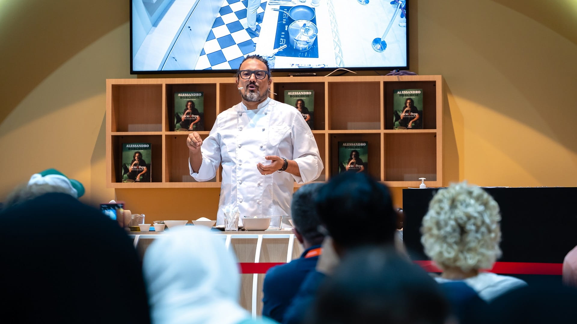 Image for the title: Alessandro Borghese brings taste of Italy to SIBF 2022 