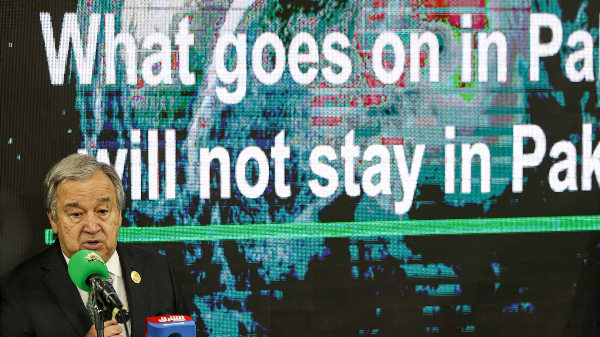 صورة بعنوان: غوتيريش يحذر من "انتحار جماعي" على صعيد المناخ 