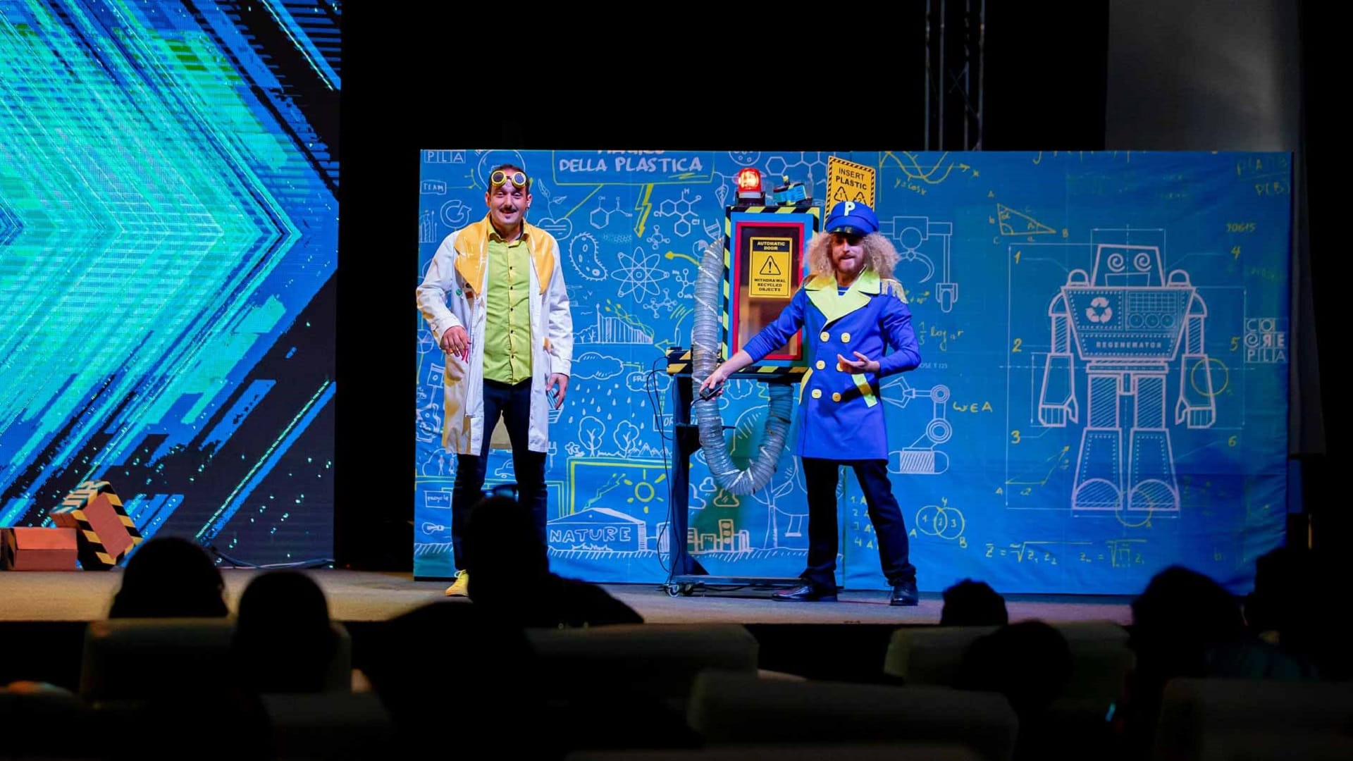 Image for the title: Performers enhance children’s knowledge of recycling at SIBF 