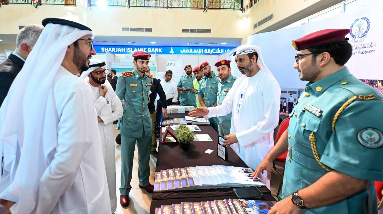 Image for the title: Sharjah Police take part in UOS’ environmental exhibition 