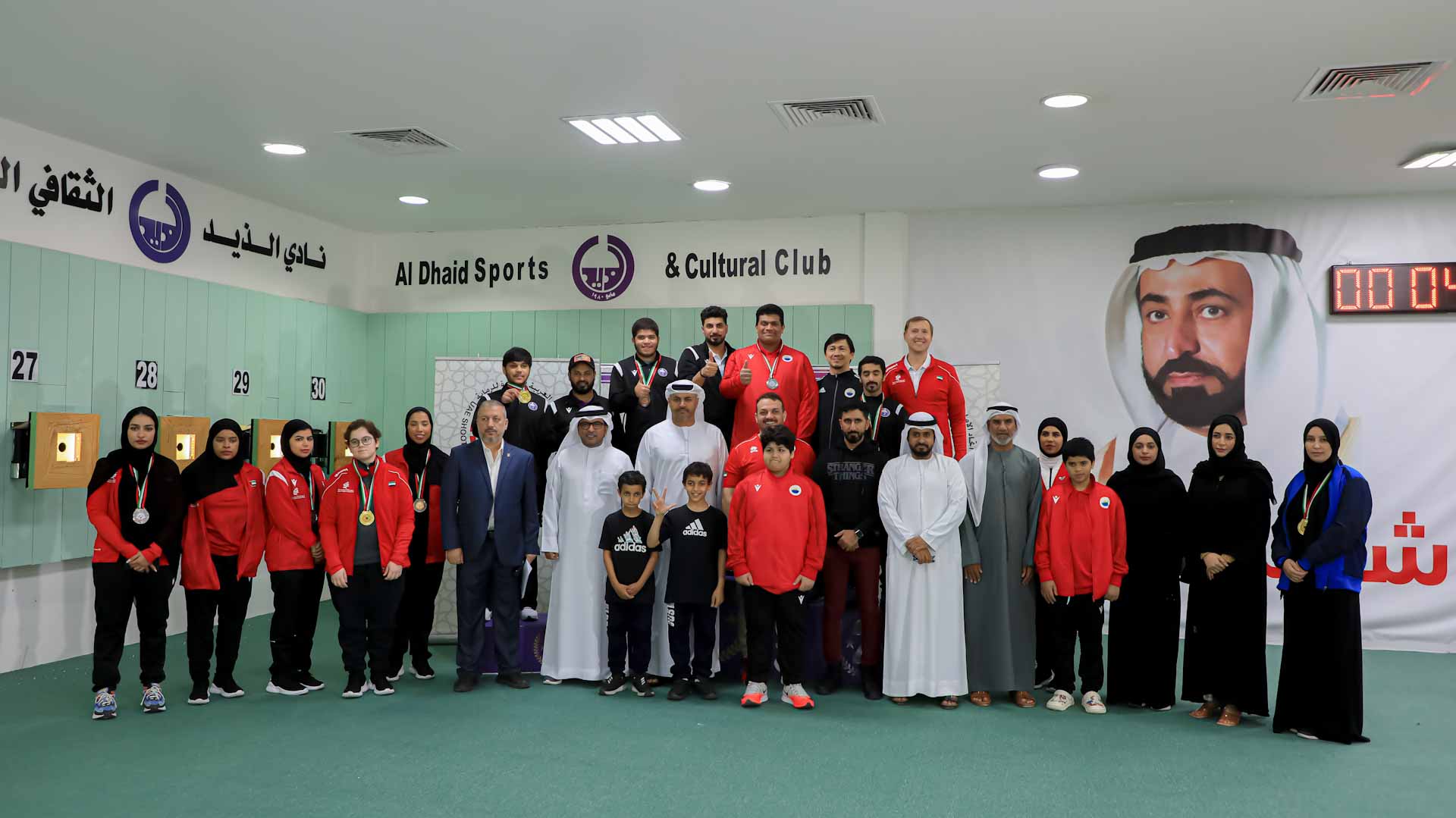 صورة بعنوان: اختتام البطولة الخامسة للرماية الهوائية في نادي الذيد   