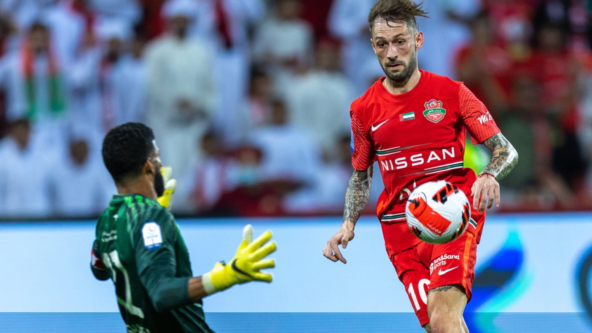 Image for the title: Al Ahly beat Al Nasr 3-0 in ADNOC Pro League 