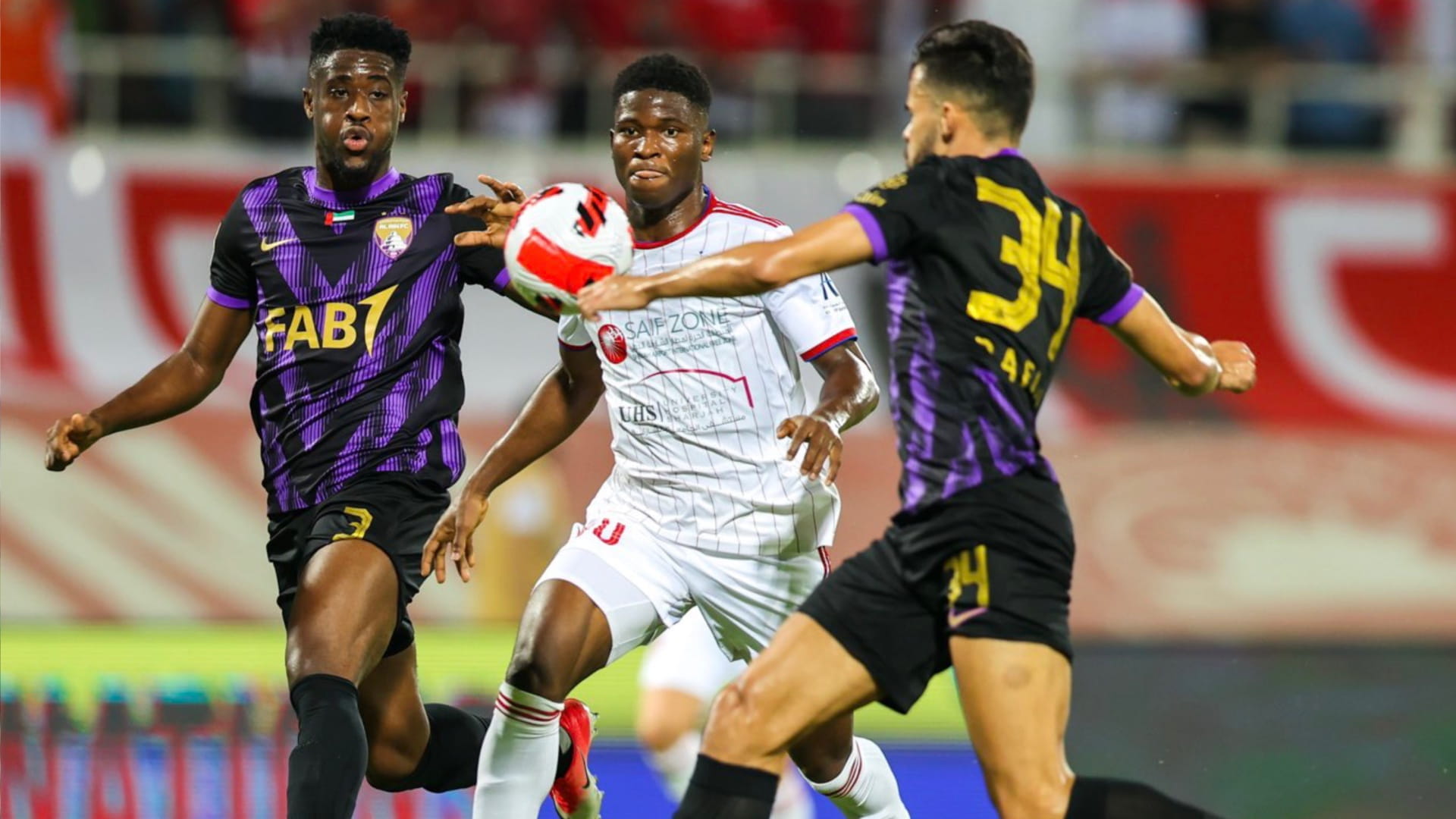 Image for the title: With 2-2.. Al Ain snatches draw from Sharjah in ADNOC Pro League 