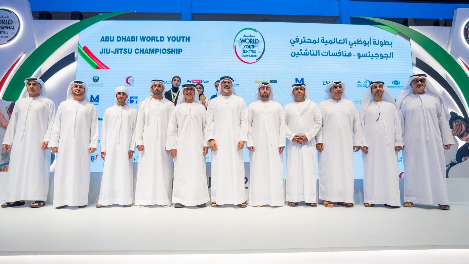 Image for the title: Khaled bin Mohamed attends opening of Jiu-Jitsu Championship 