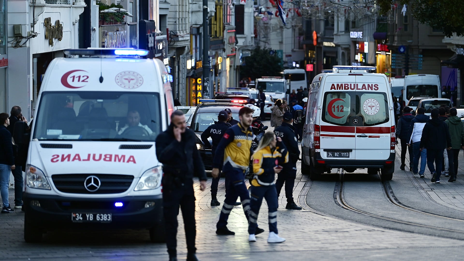 Image for the title: At least four dead, 38 wounded in Istanbul explosion 