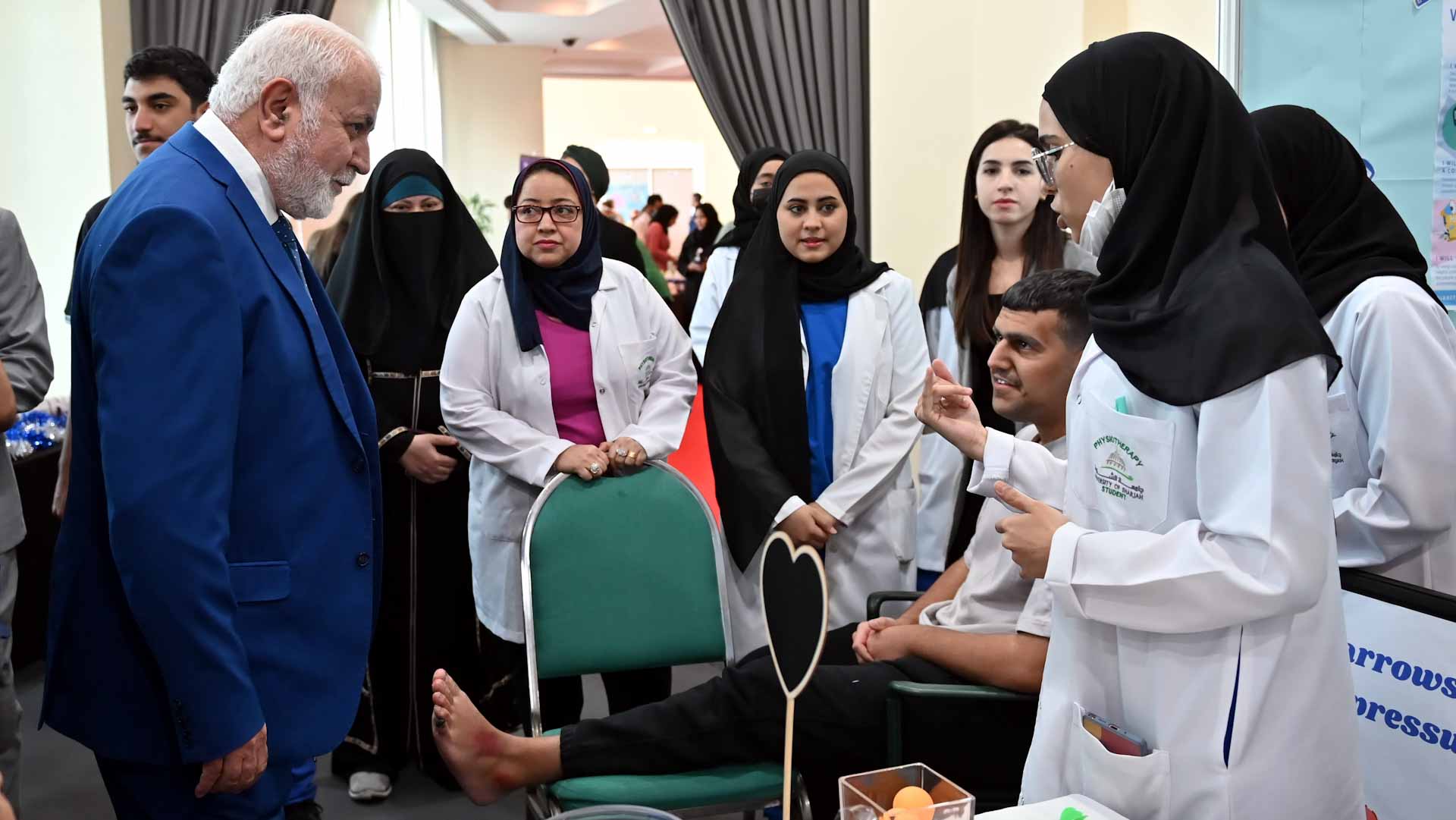 صورة بعنوان: جامعة الشارقة تحتفل باليوم العالمي للسكري  