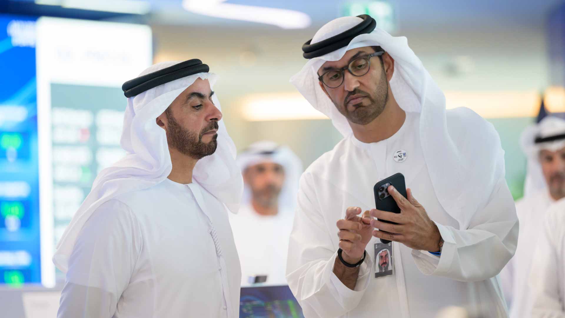 Image for the title: Saif bin Zayed visits ADNOC to inspect Panorama Digital Centre 