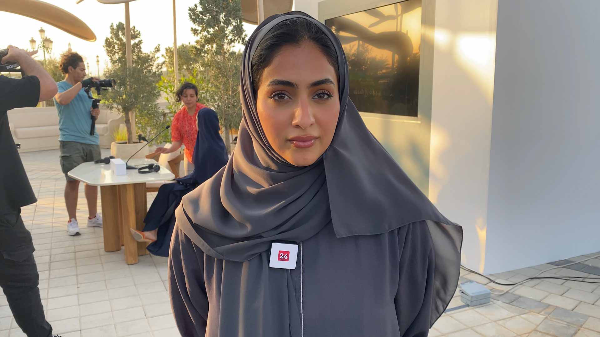 Image for the title: Maryam Bin Al-Sheikh: Audio sessions aim to empower women 