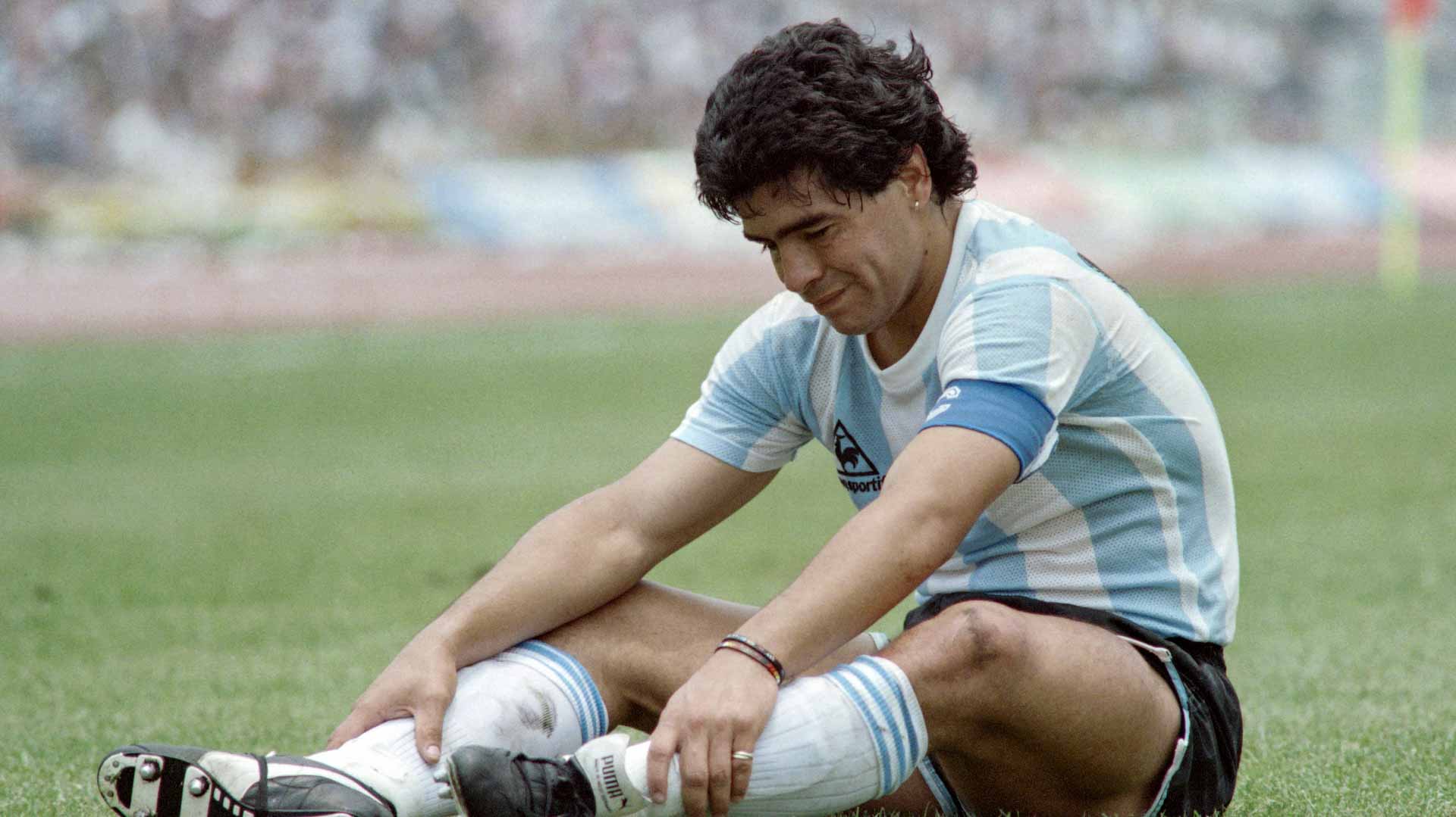 Image for the title: Maradona ball fetches £2 million at auction 
