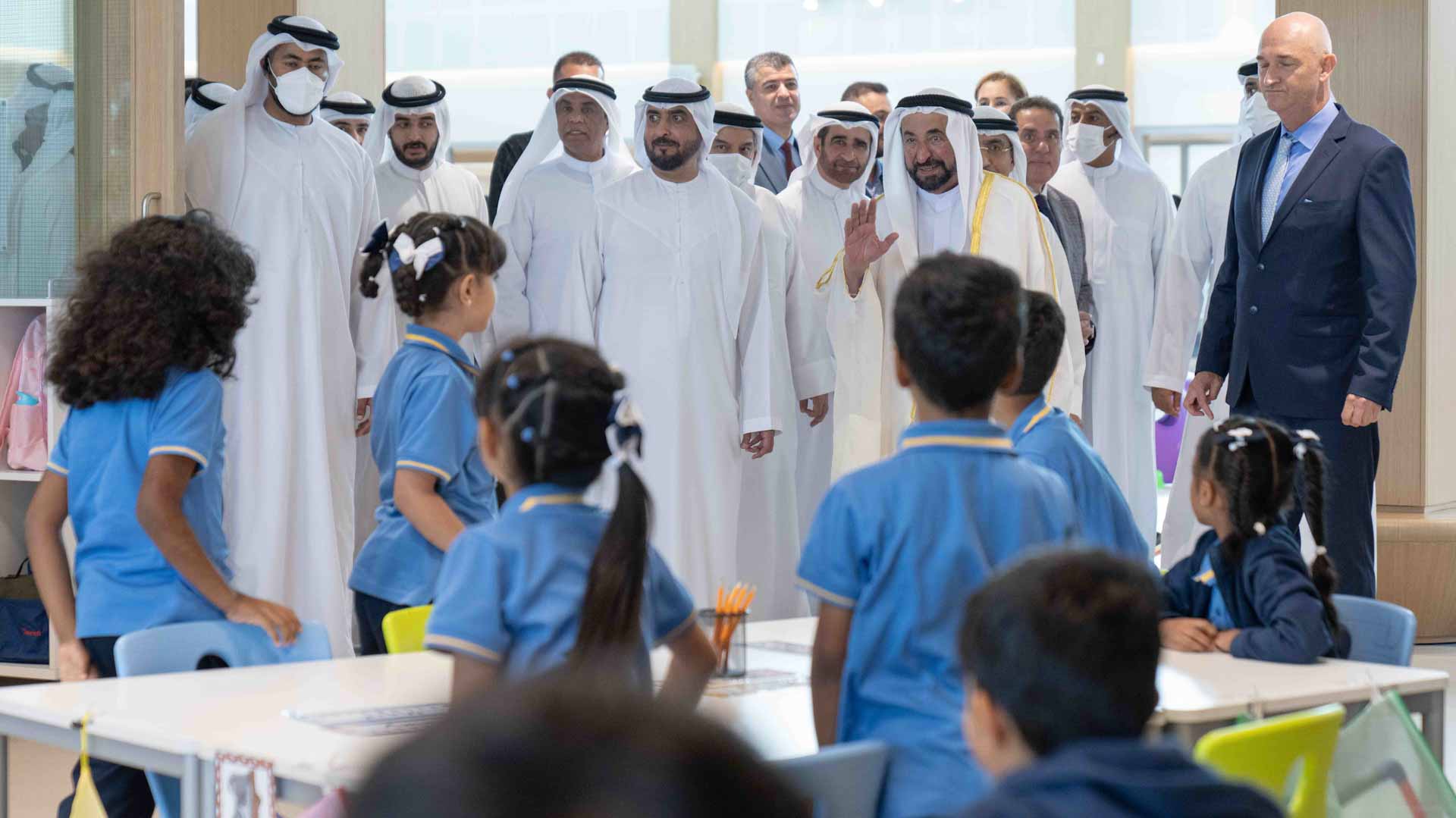 Image for the title: Sharjah Ruler inaugurates Victoria International School in Kalba 