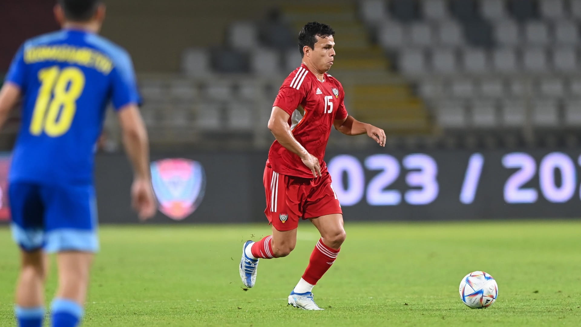 صورة بعنوان: منتخب الإمارات يفوز على كازاخستان بثنائية ليما بختام معسكر أبوظبي 